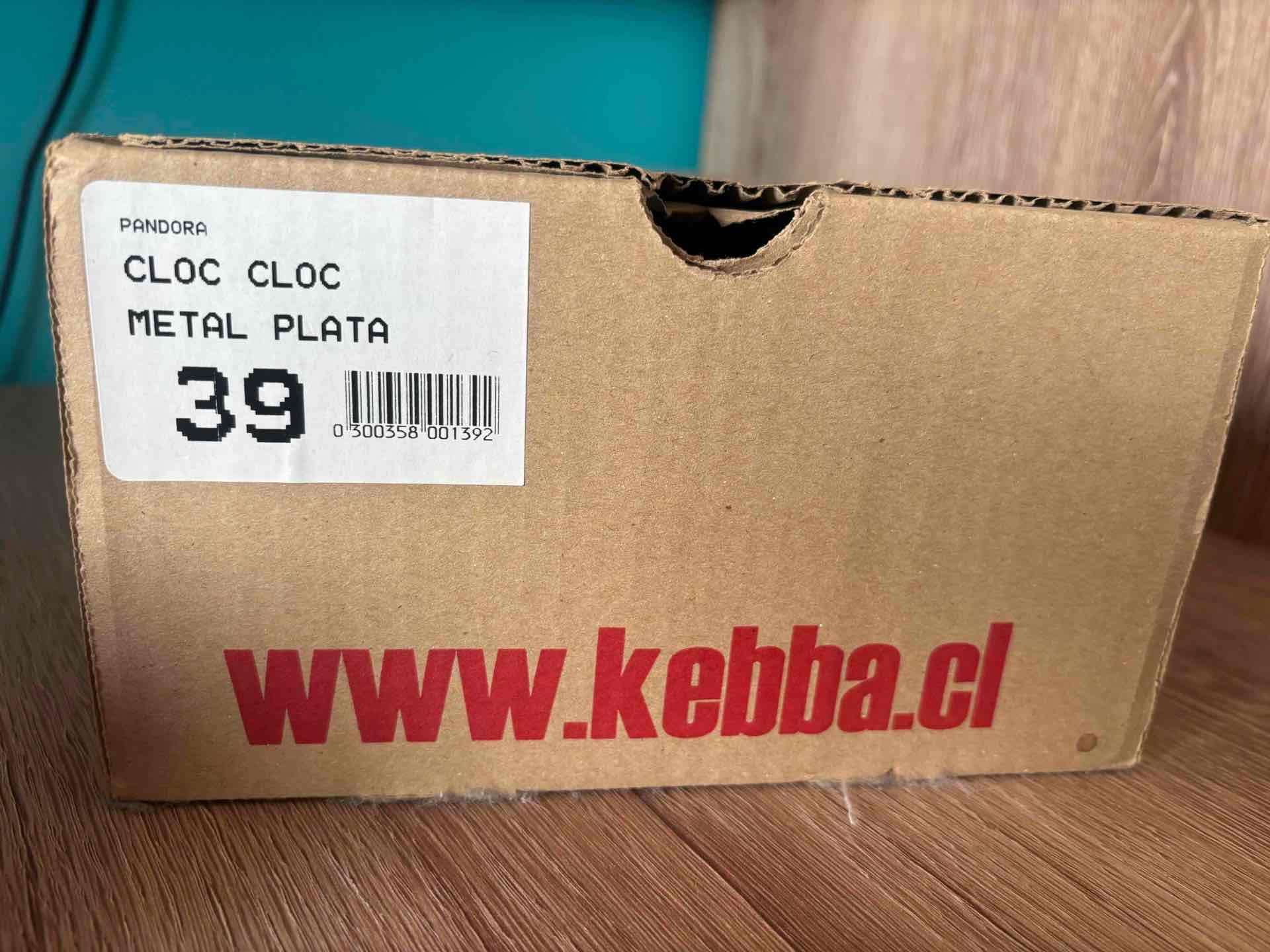 Zuecos Kebba plateados de madera - miniatura 3