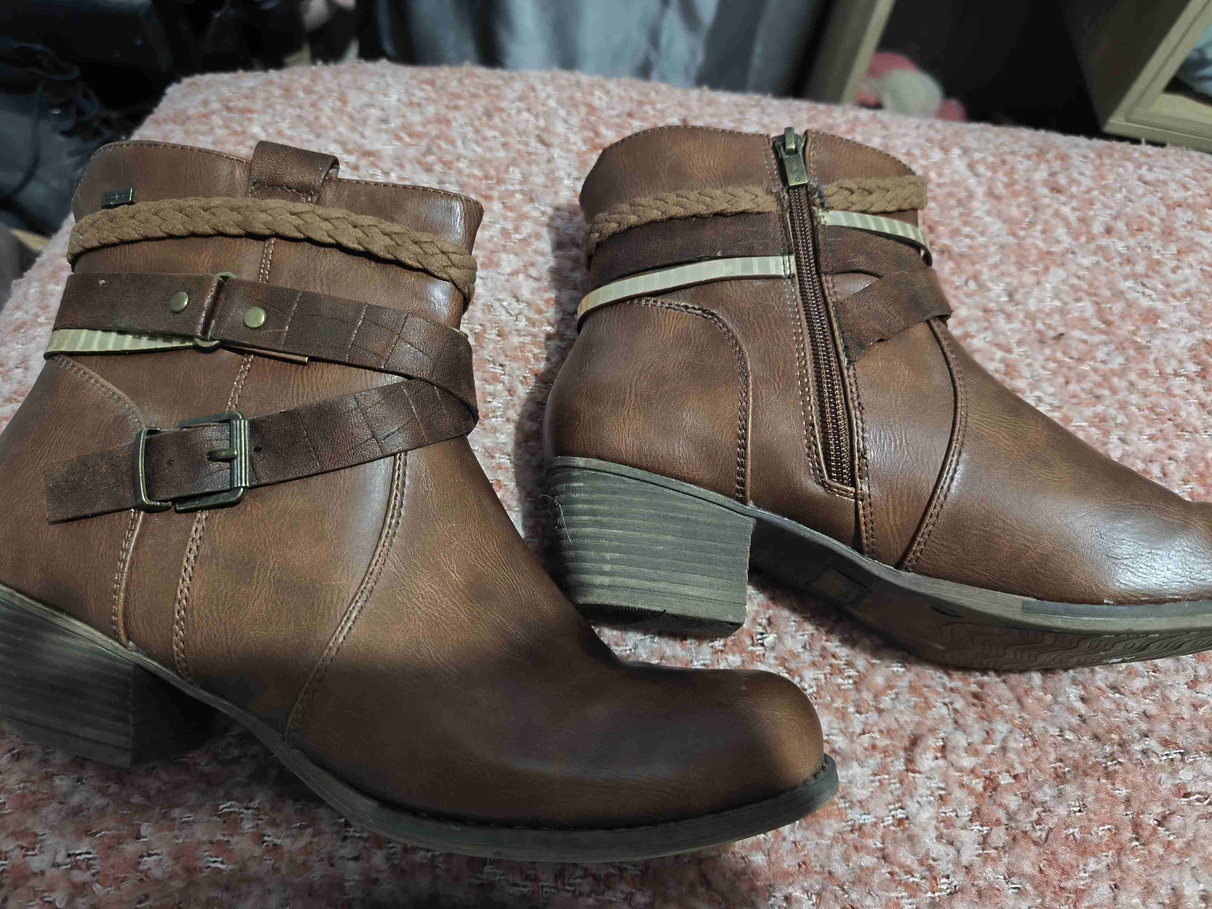 Botines marrones de cuero - miniatura 2