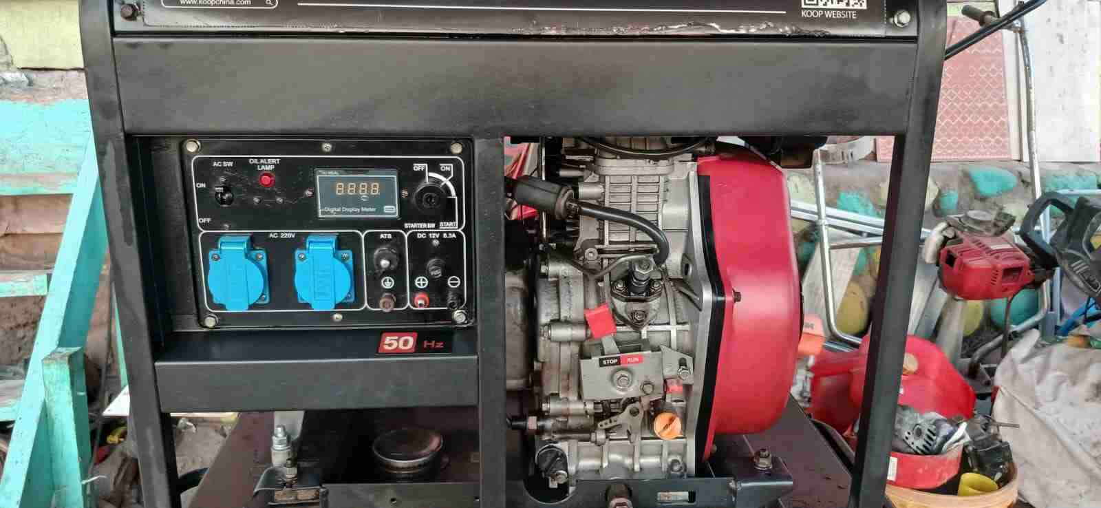 Generador eléctrico 6.5kw 220v - 1