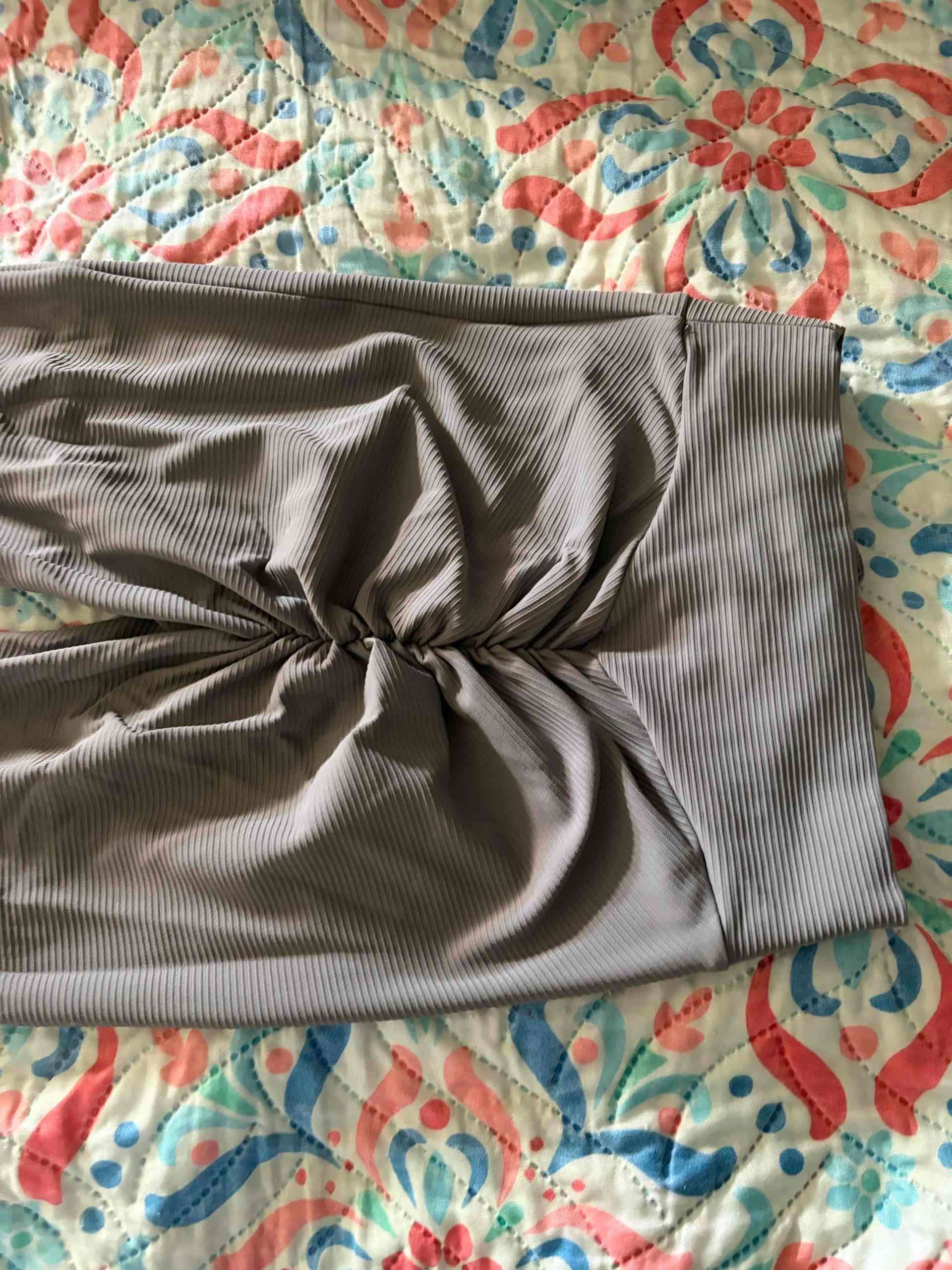 Leggins gris con lazo frontal - miniatura 2