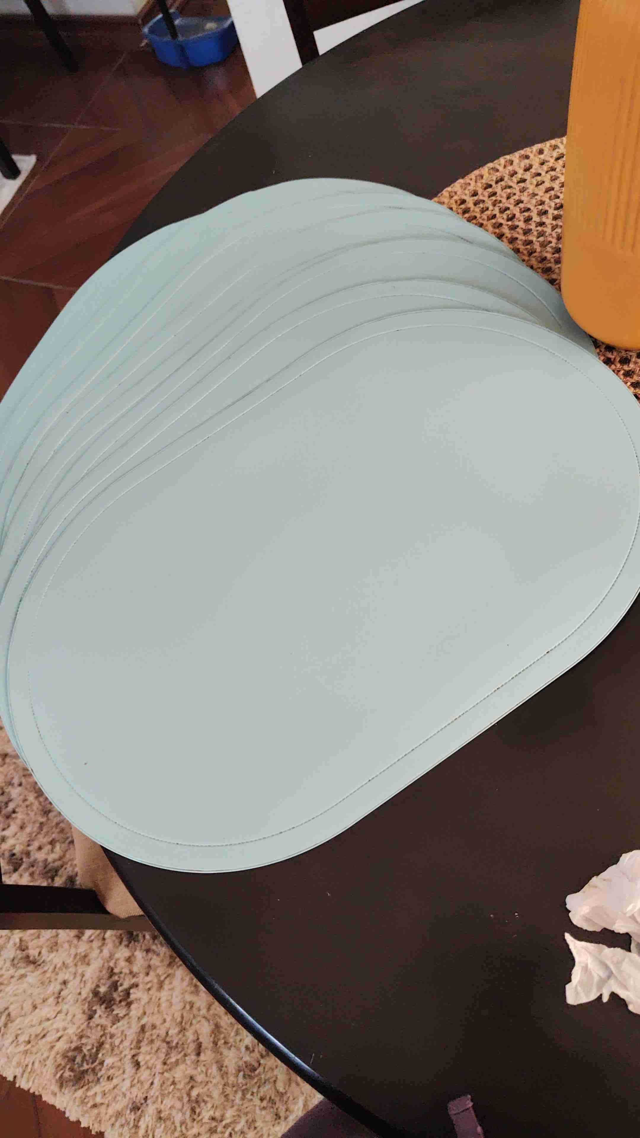 Set de manteles individuales celestes - 2