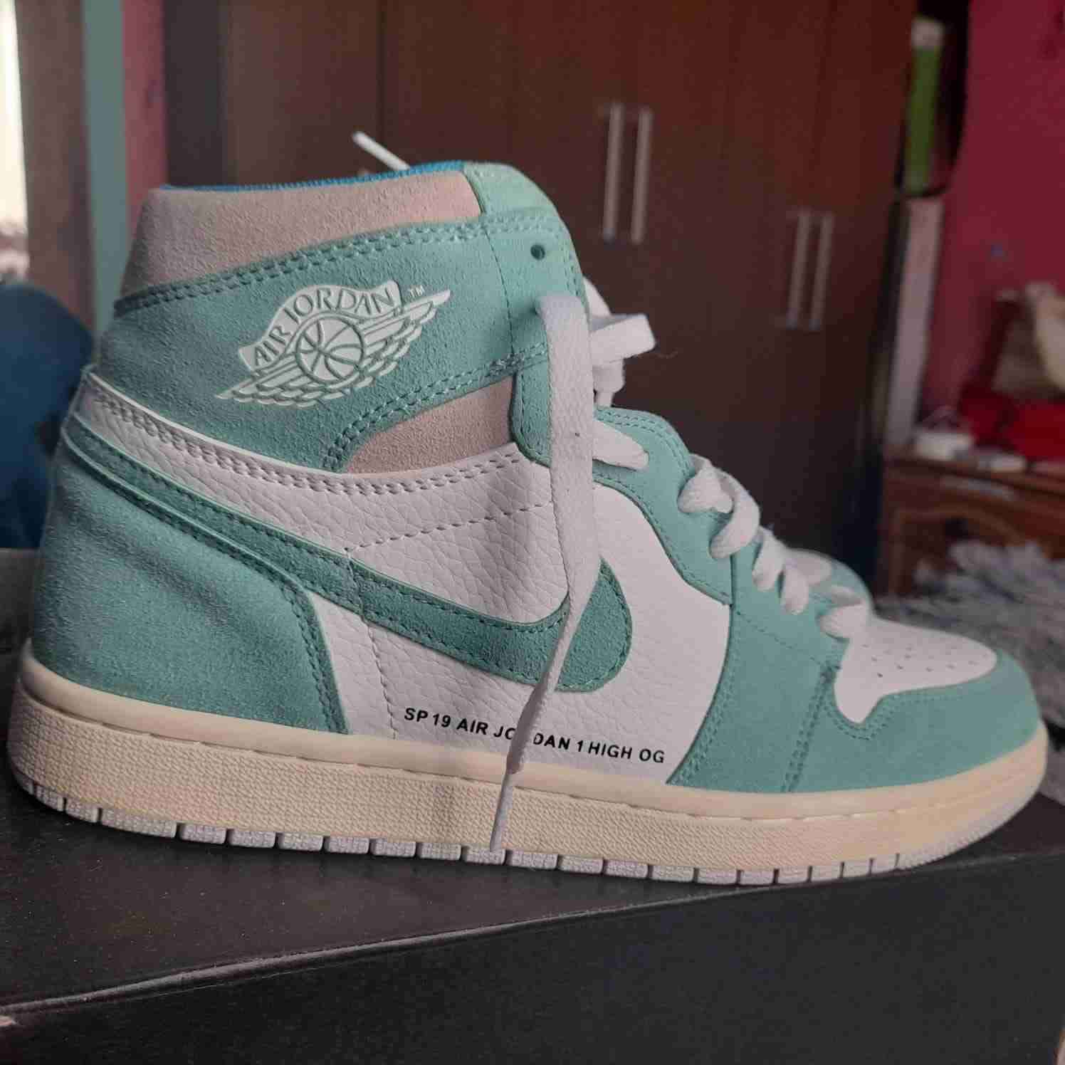 Zapatillas Air Jordan Altas Verde - miniatura 3