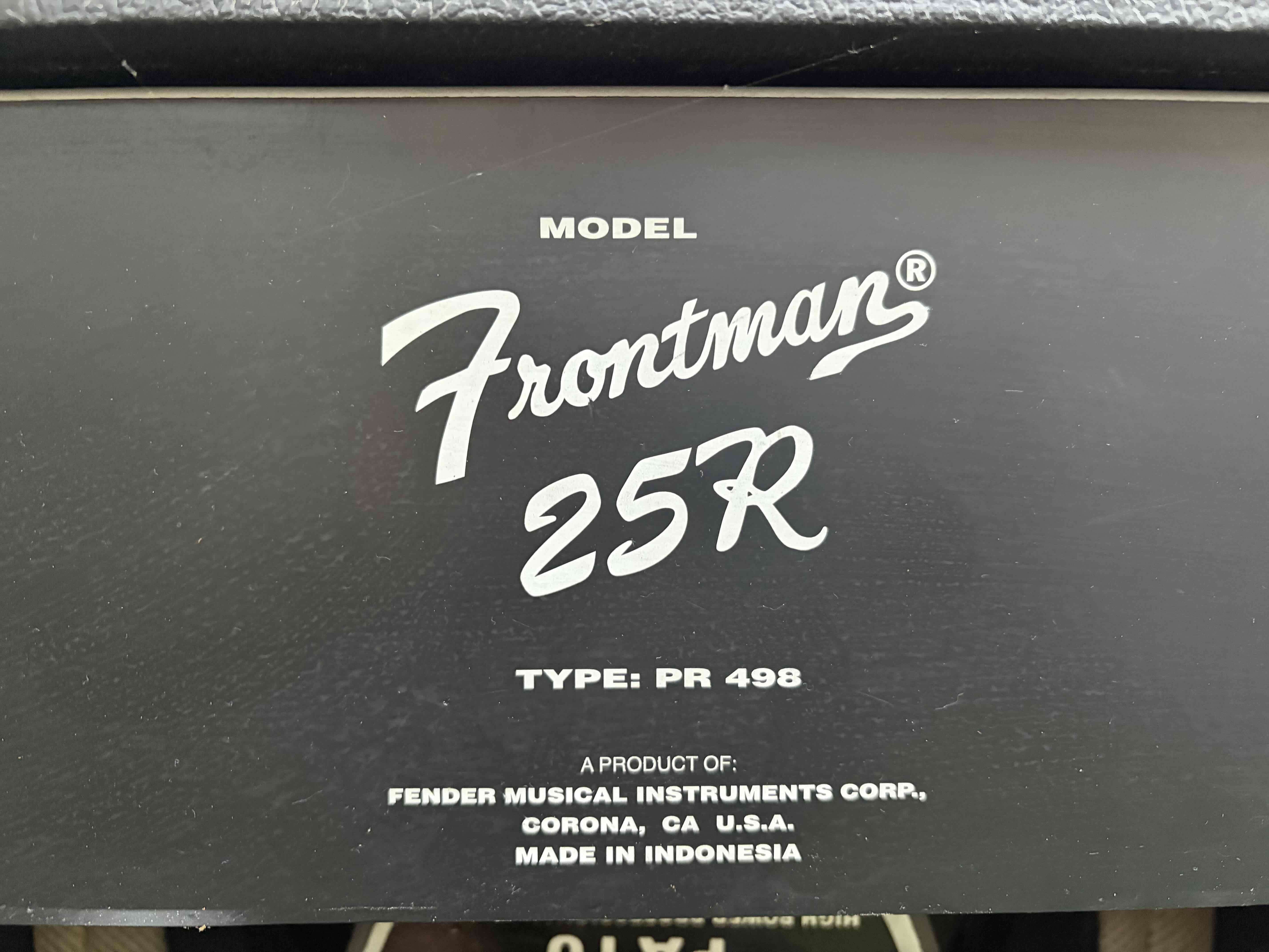 Amplificador Fender Frontman 25R - miniatura 2