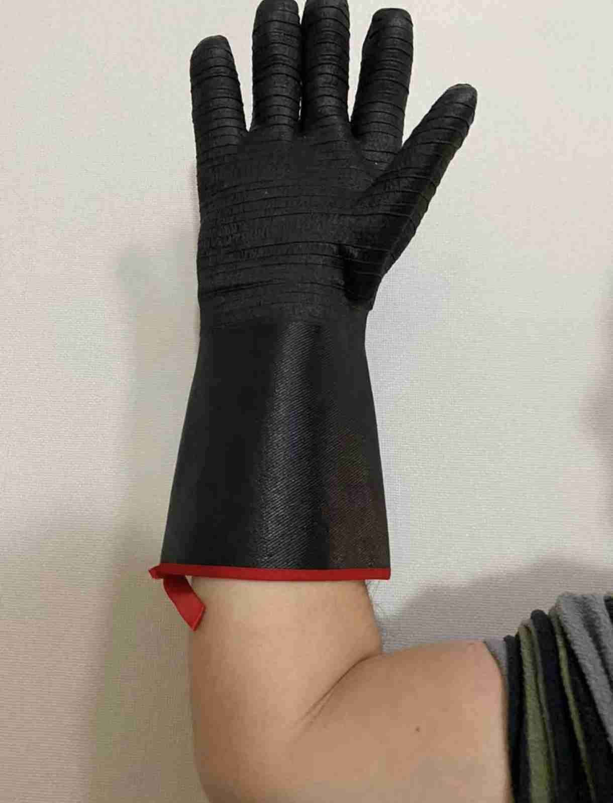 Guante protector negro - miniatura 3