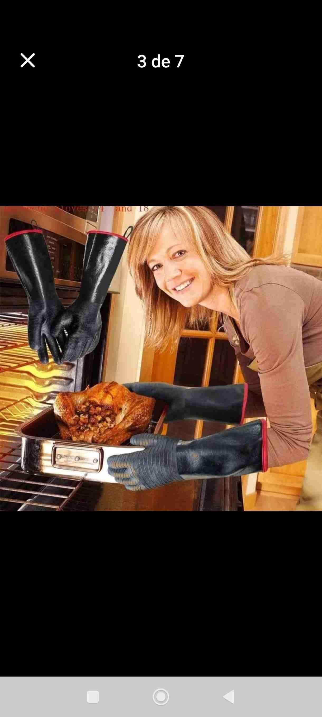 Guante protector negro - miniatura 5