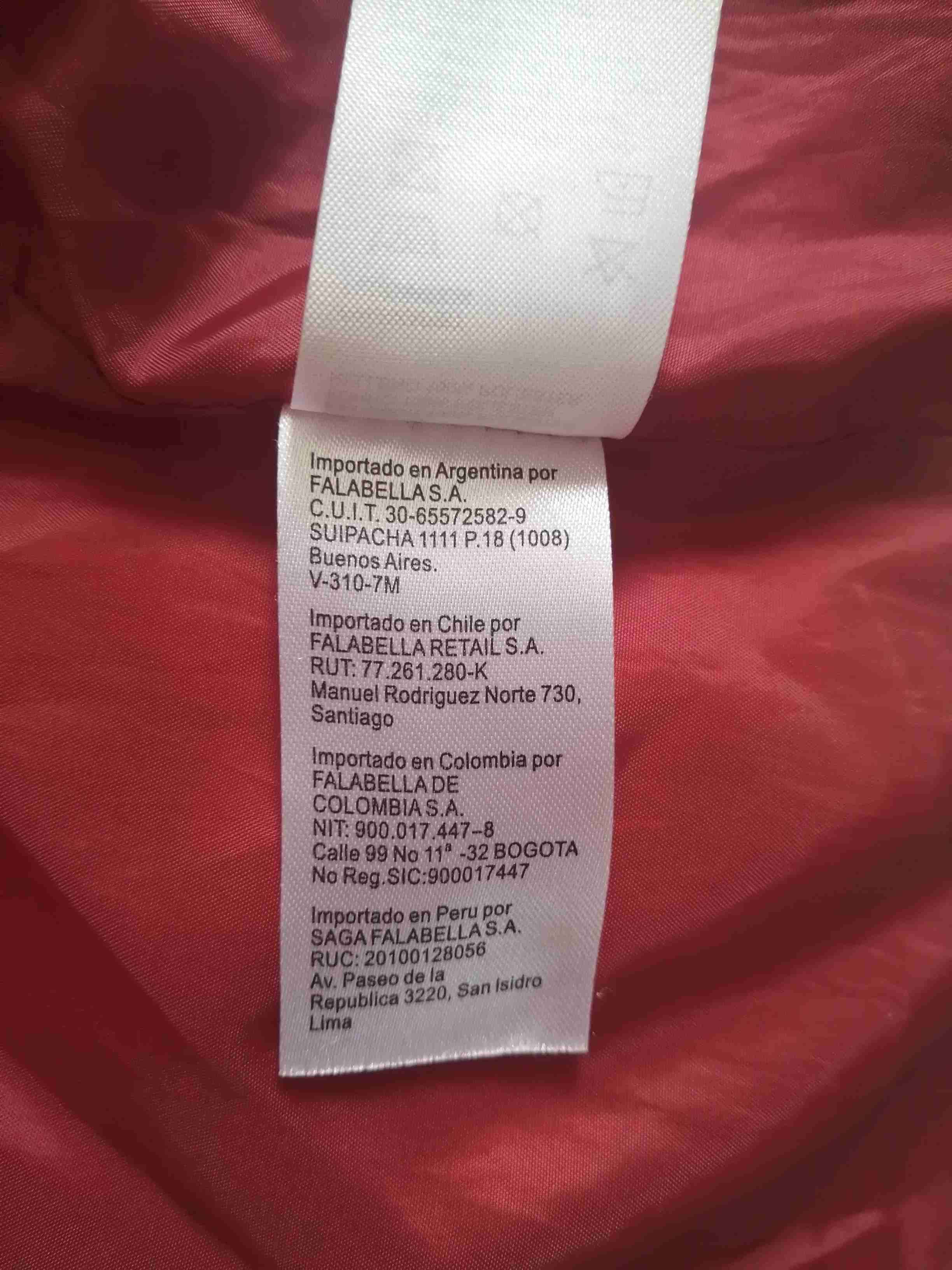 Chaqueta acolchada roja infantil - miniatura 5