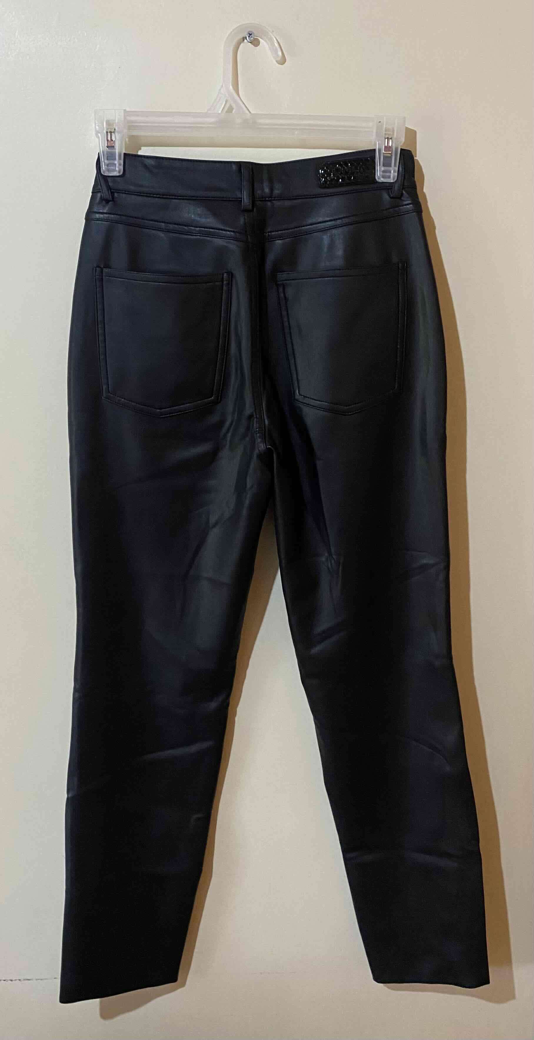 Pantalones de cuerina  negros XS Only - miniatura 2