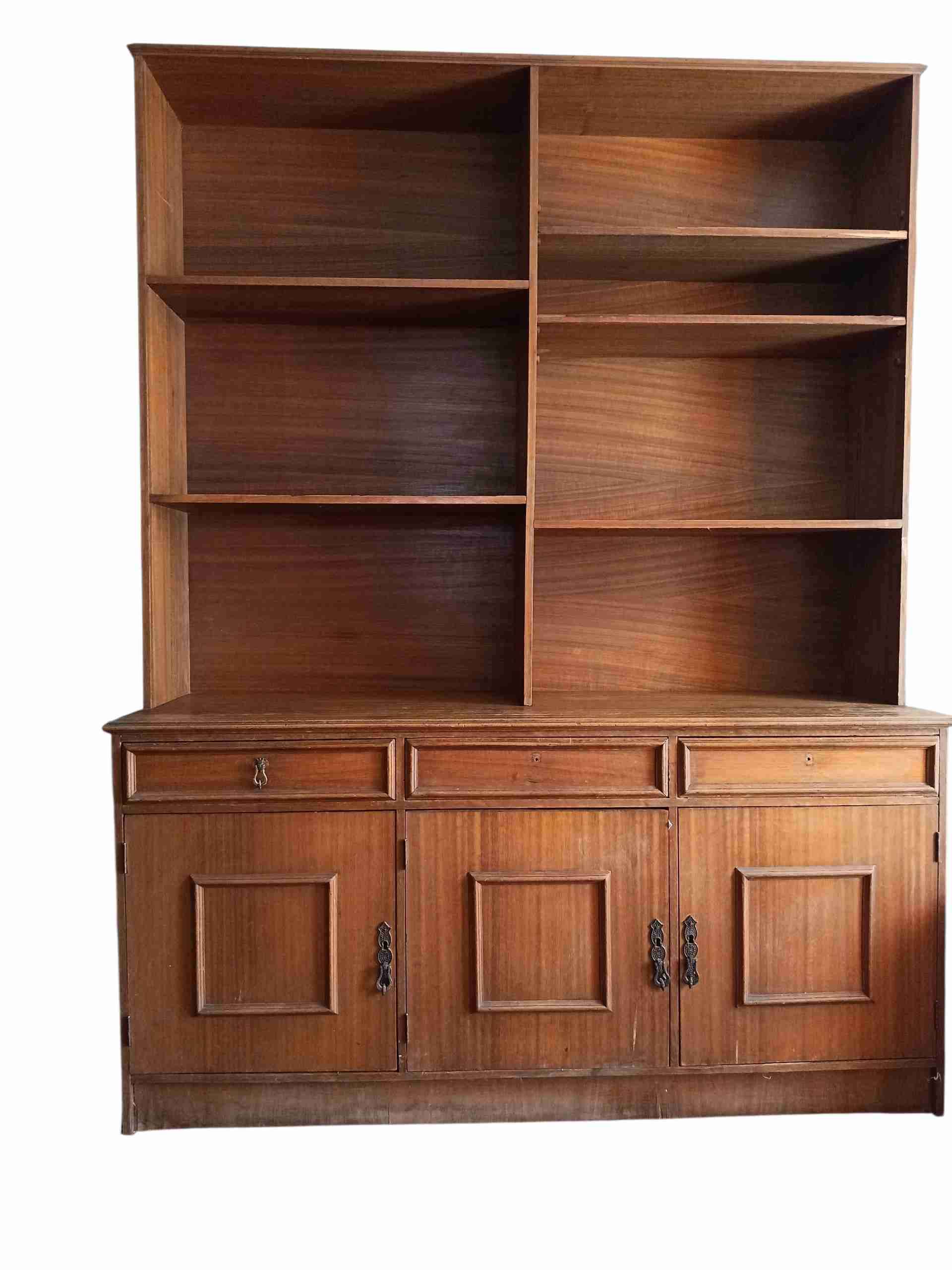 Biblioteca / Estante de madera vintage