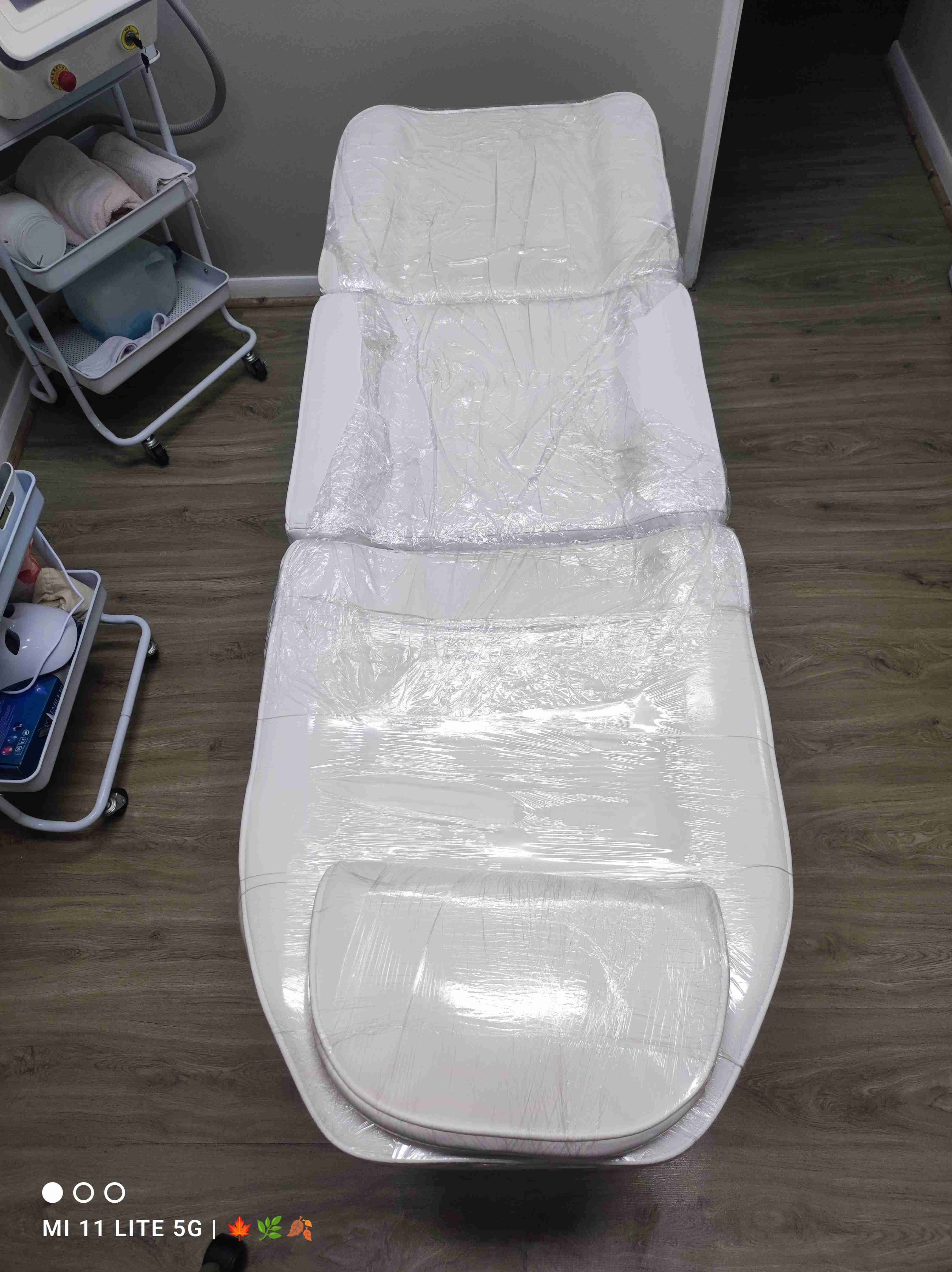 Camilla de masaje blanca ajustable - miniatura 2