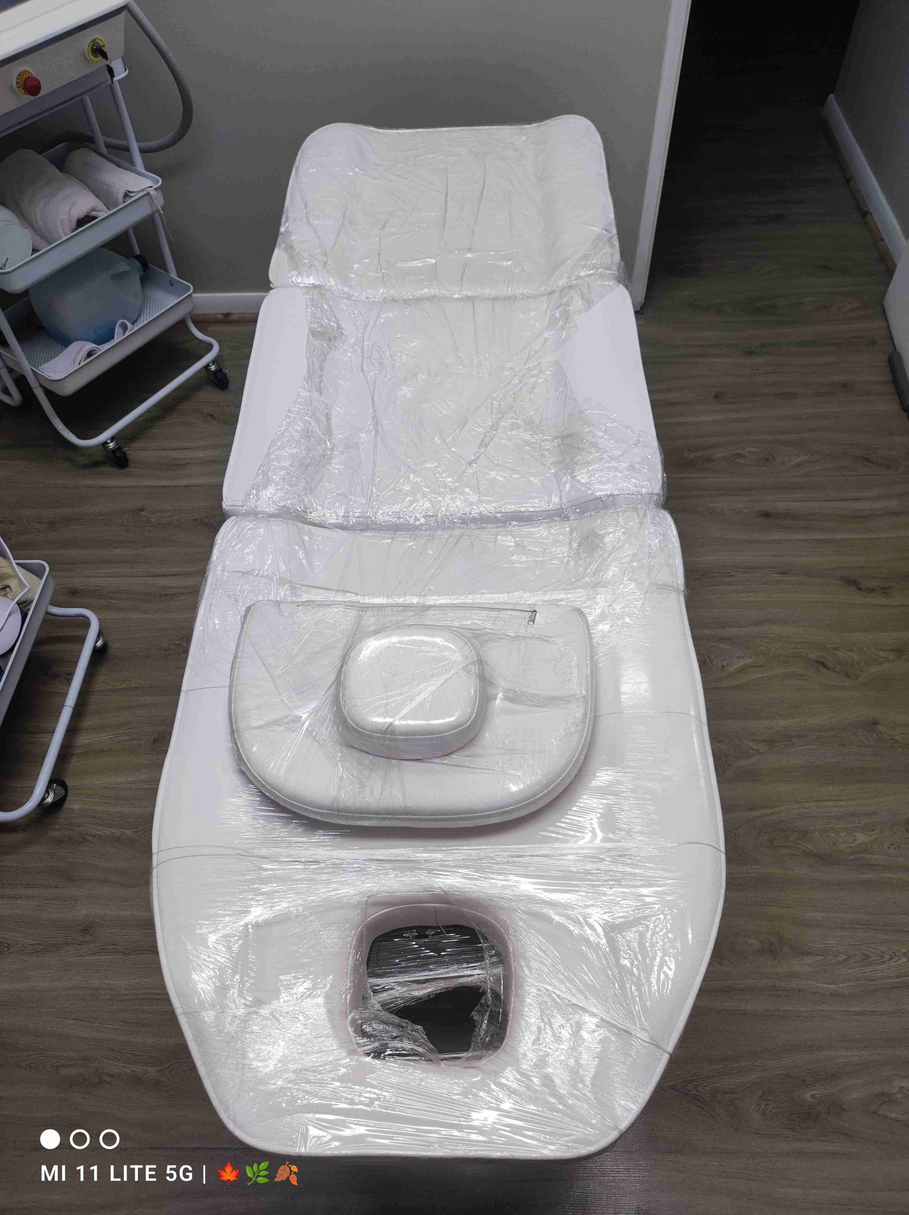 Camilla de masaje blanca ajustable - miniatura 4