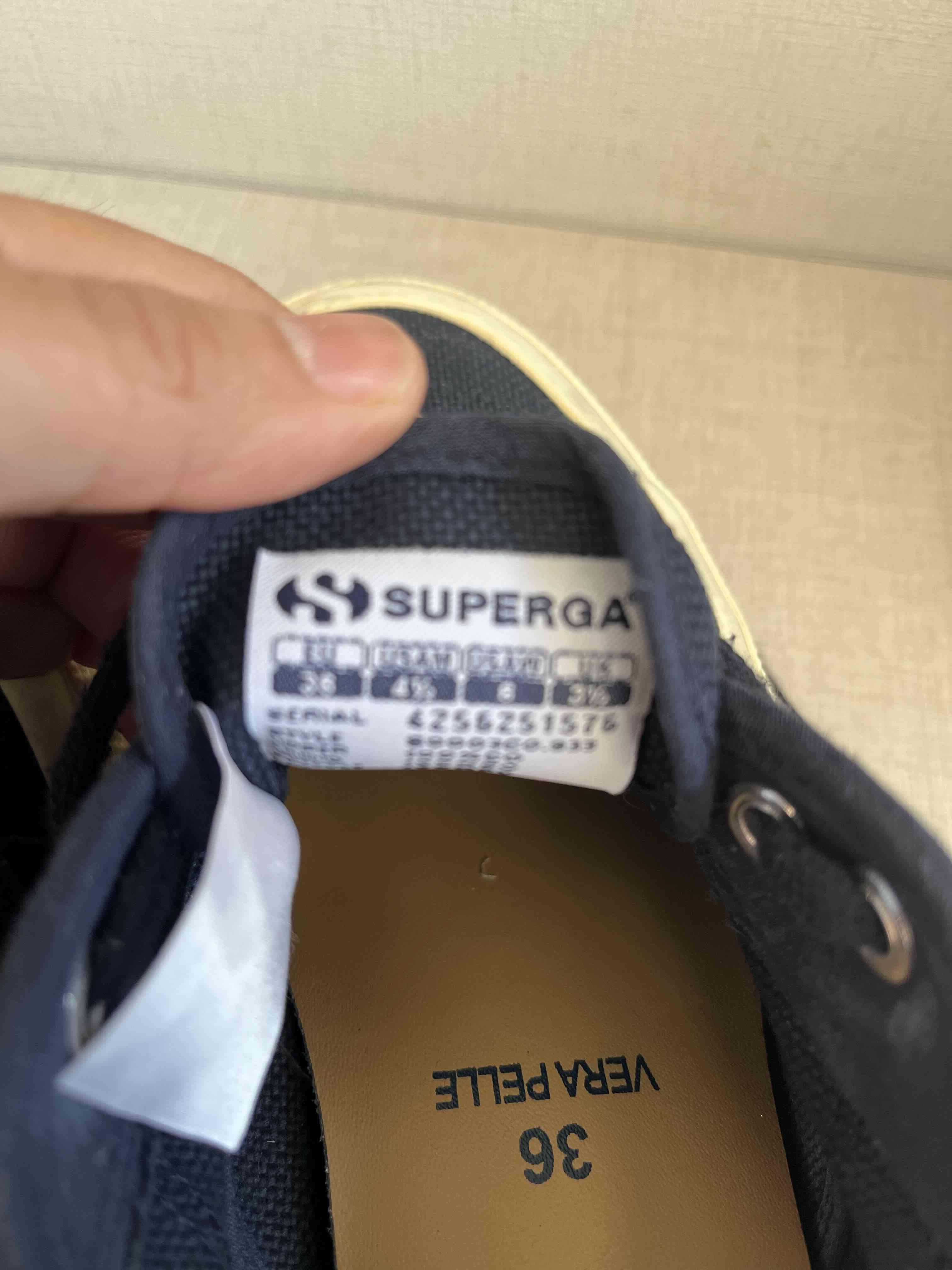 Zapatillas Superga azul marino talla 35 - miniatura 3