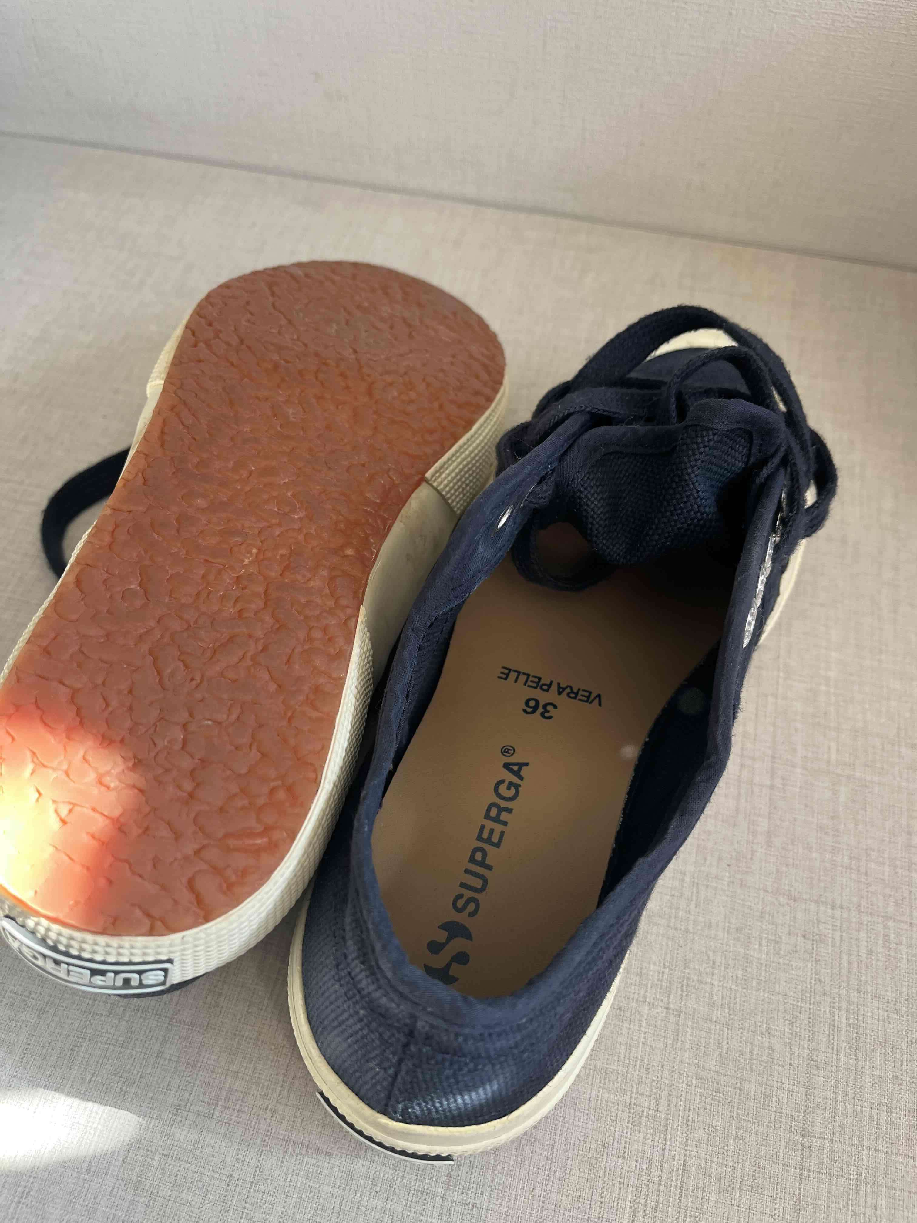 Zapatillas Superga azul marino talla 35 - miniatura 4