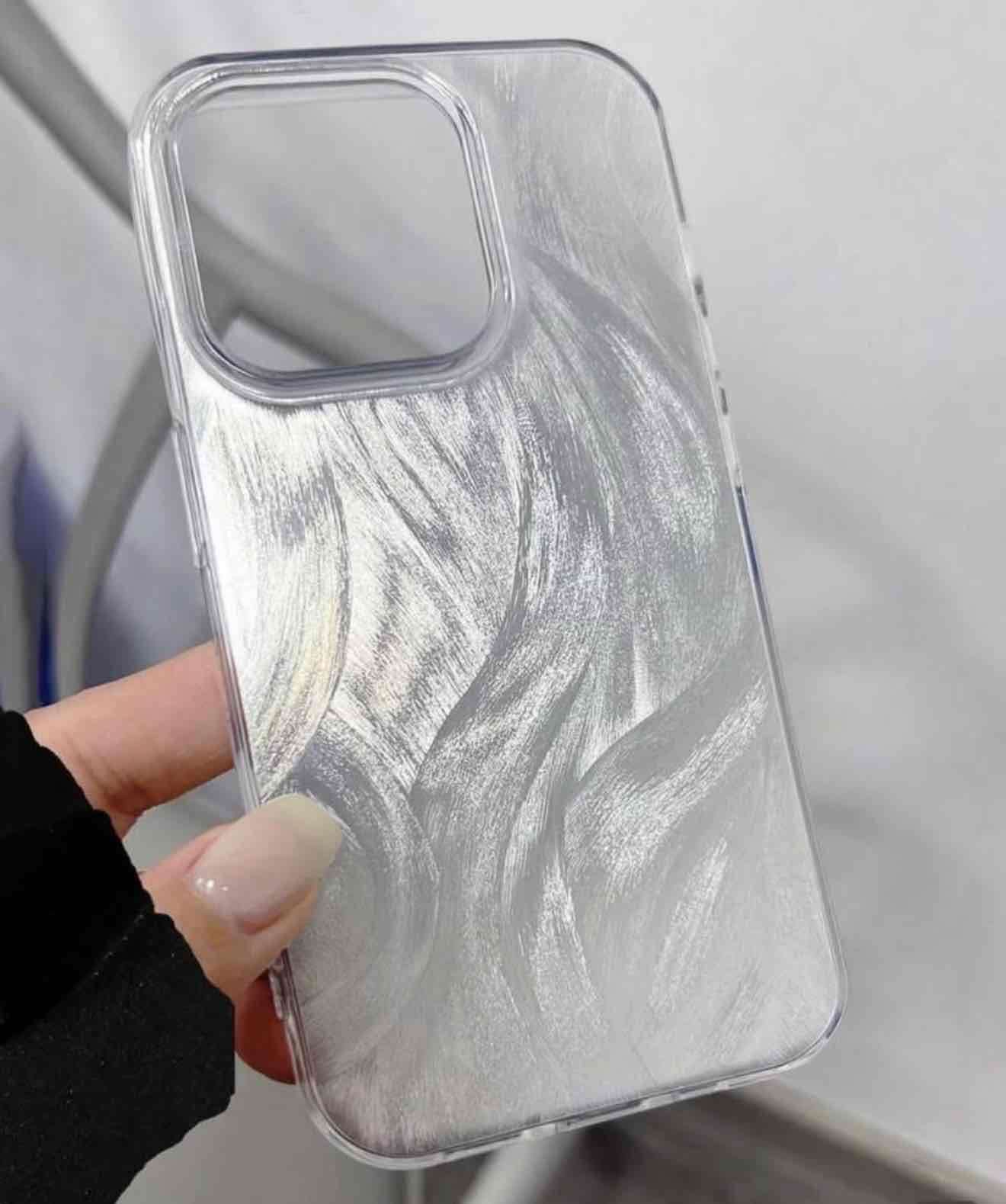 Funda iridiscente plata para iPhone 17 pro Max - miniatura 2