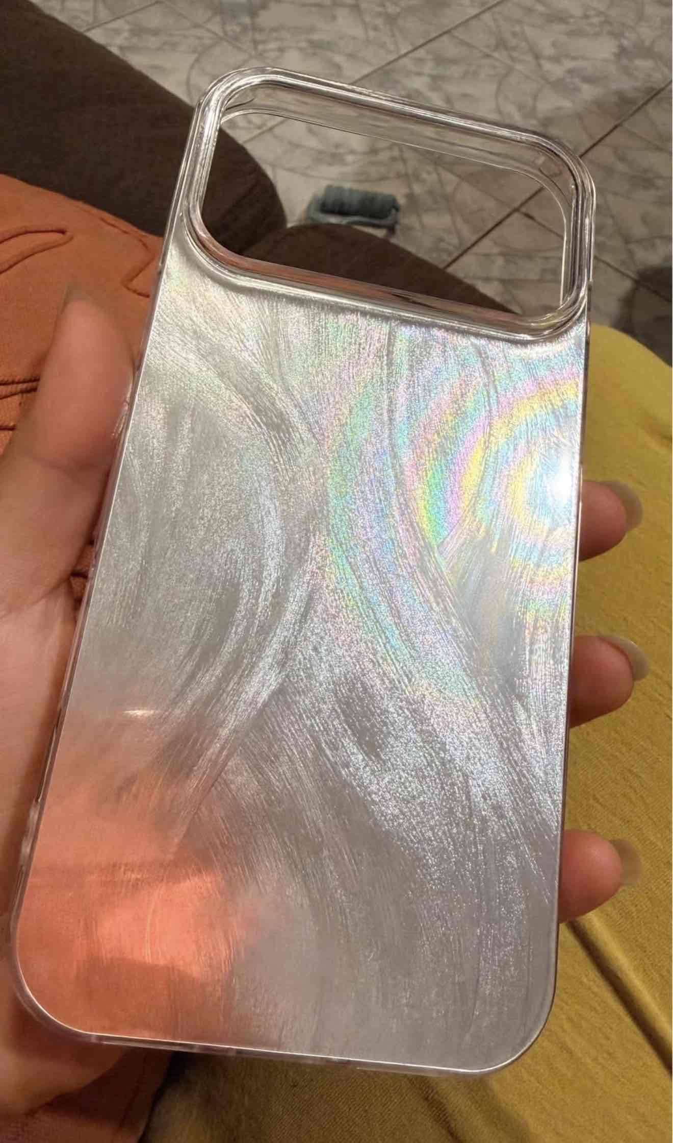 Funda iridiscente plata para iPhone 17 pro Max - miniatura 4