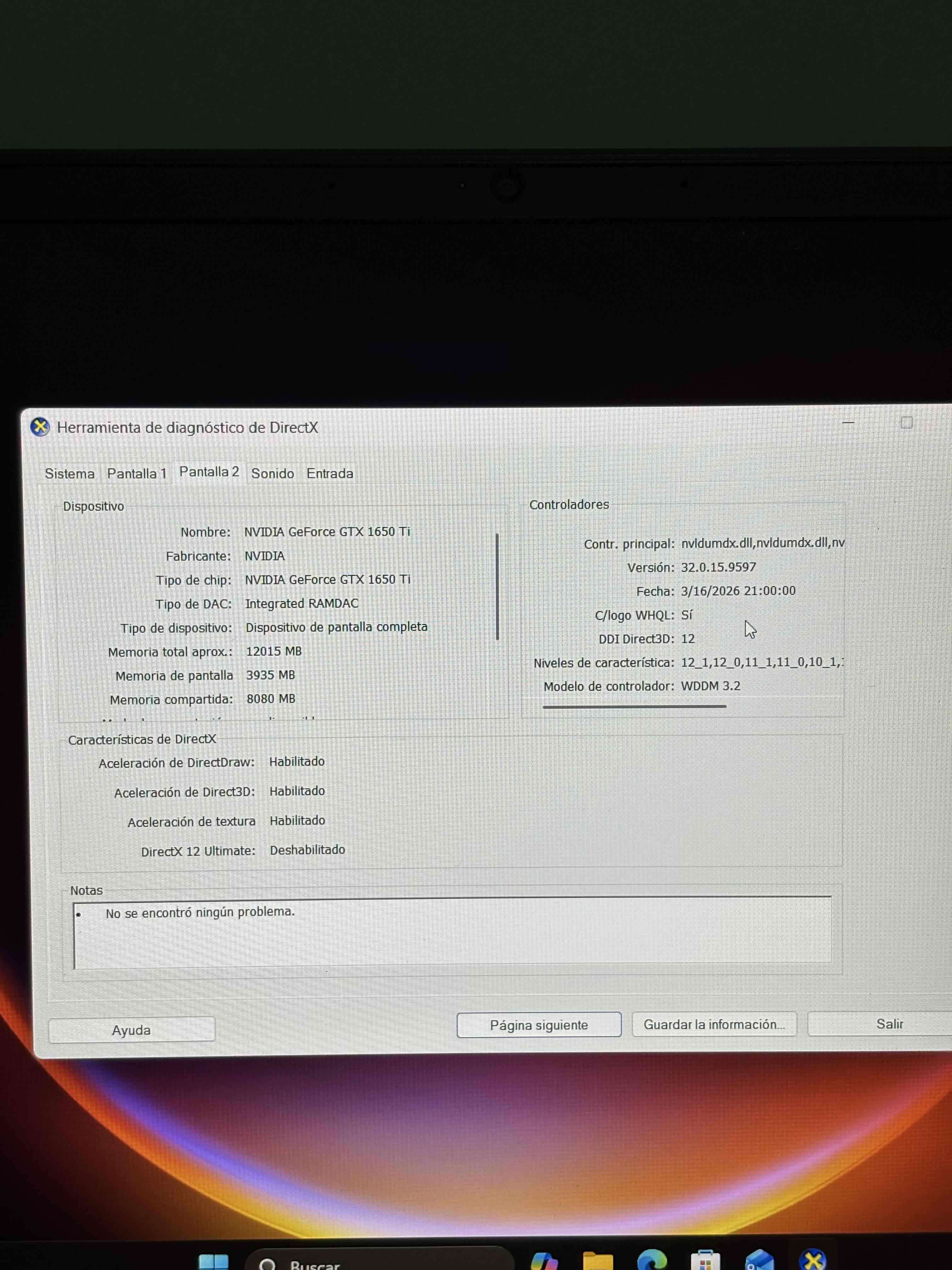 Portátil HP Gaming con teclado RGB - miniatura 4