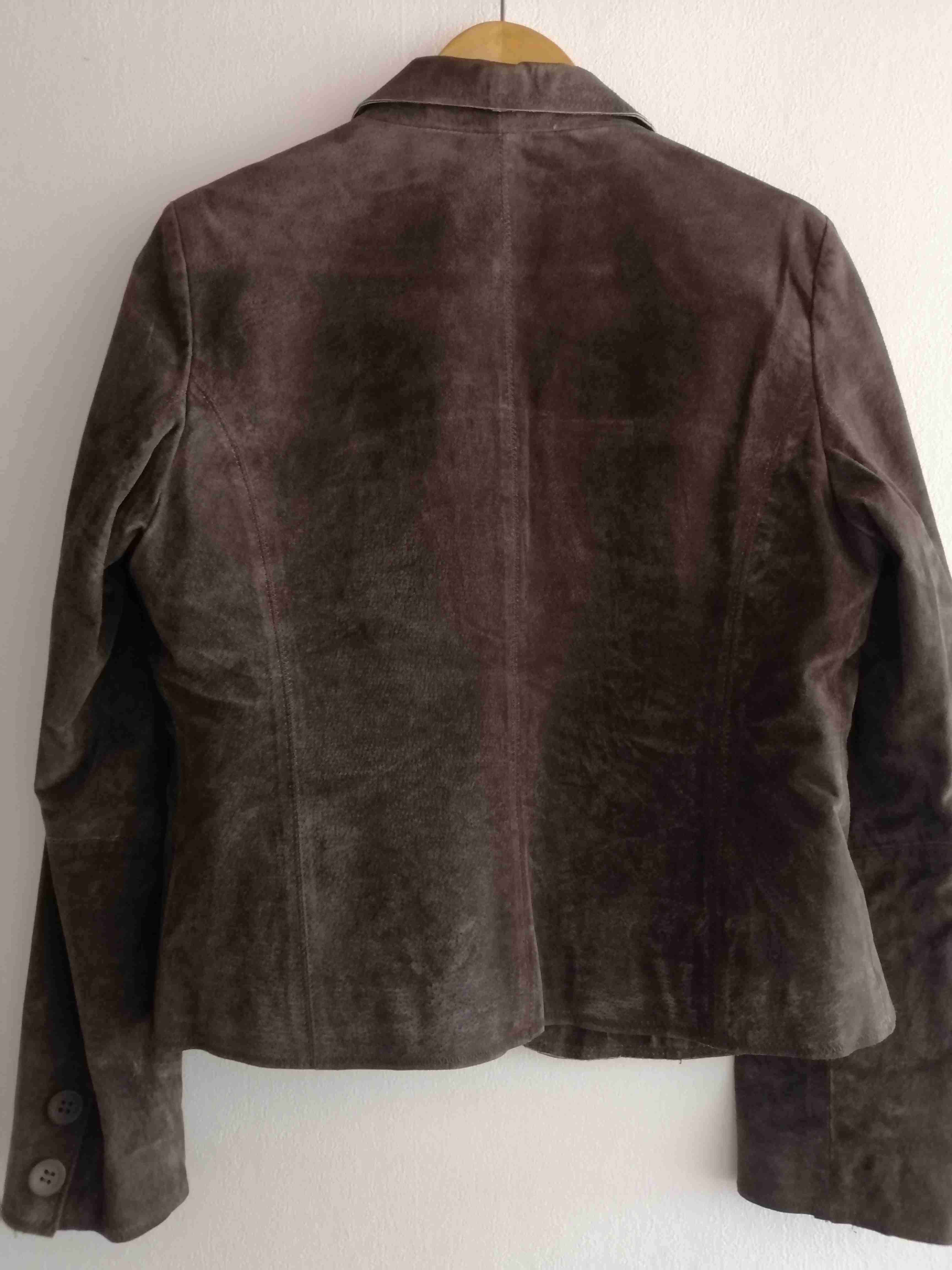 Blazer marrón de cuero - miniatura 4