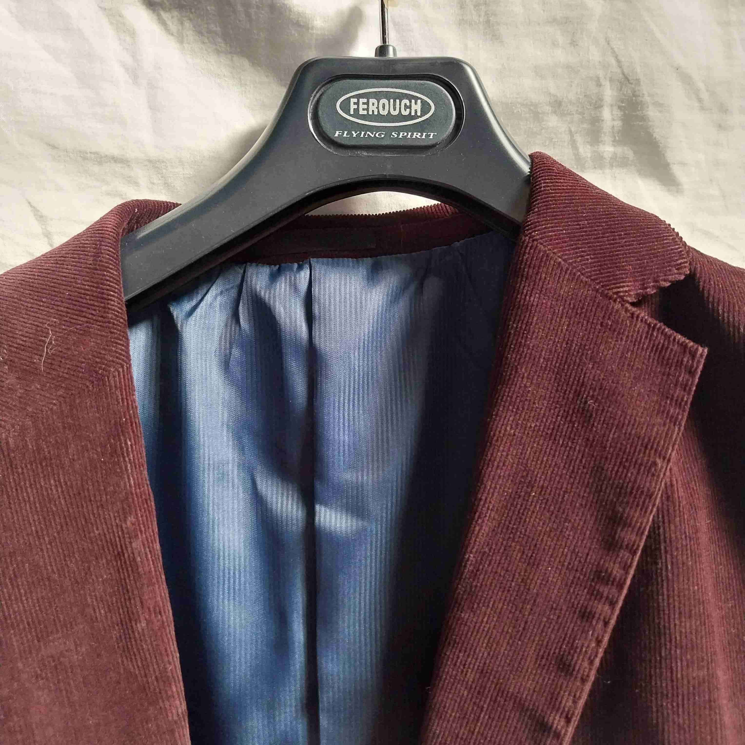 Blazer burdeos corduroy nuevo - 3