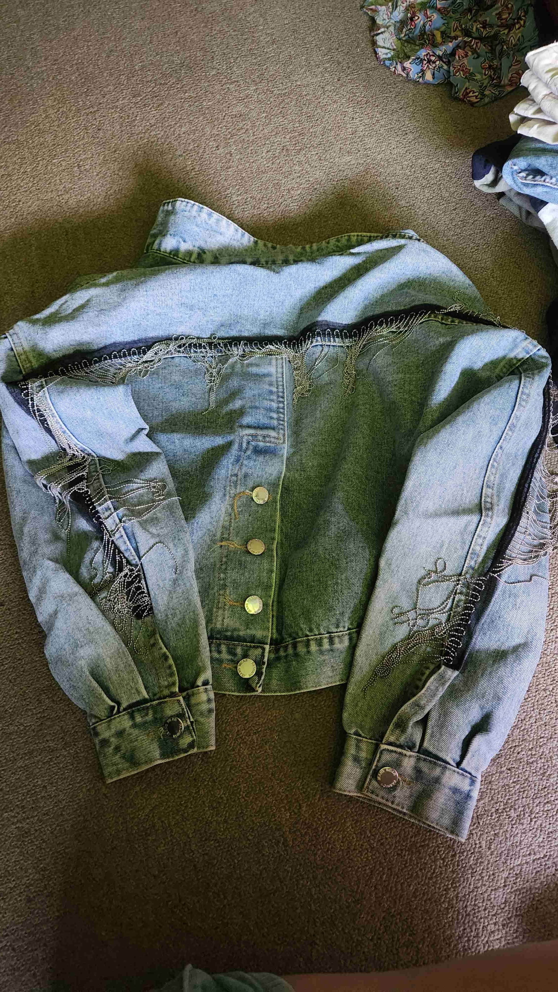 Chaqueta de mezclilla azul - miniatura 2