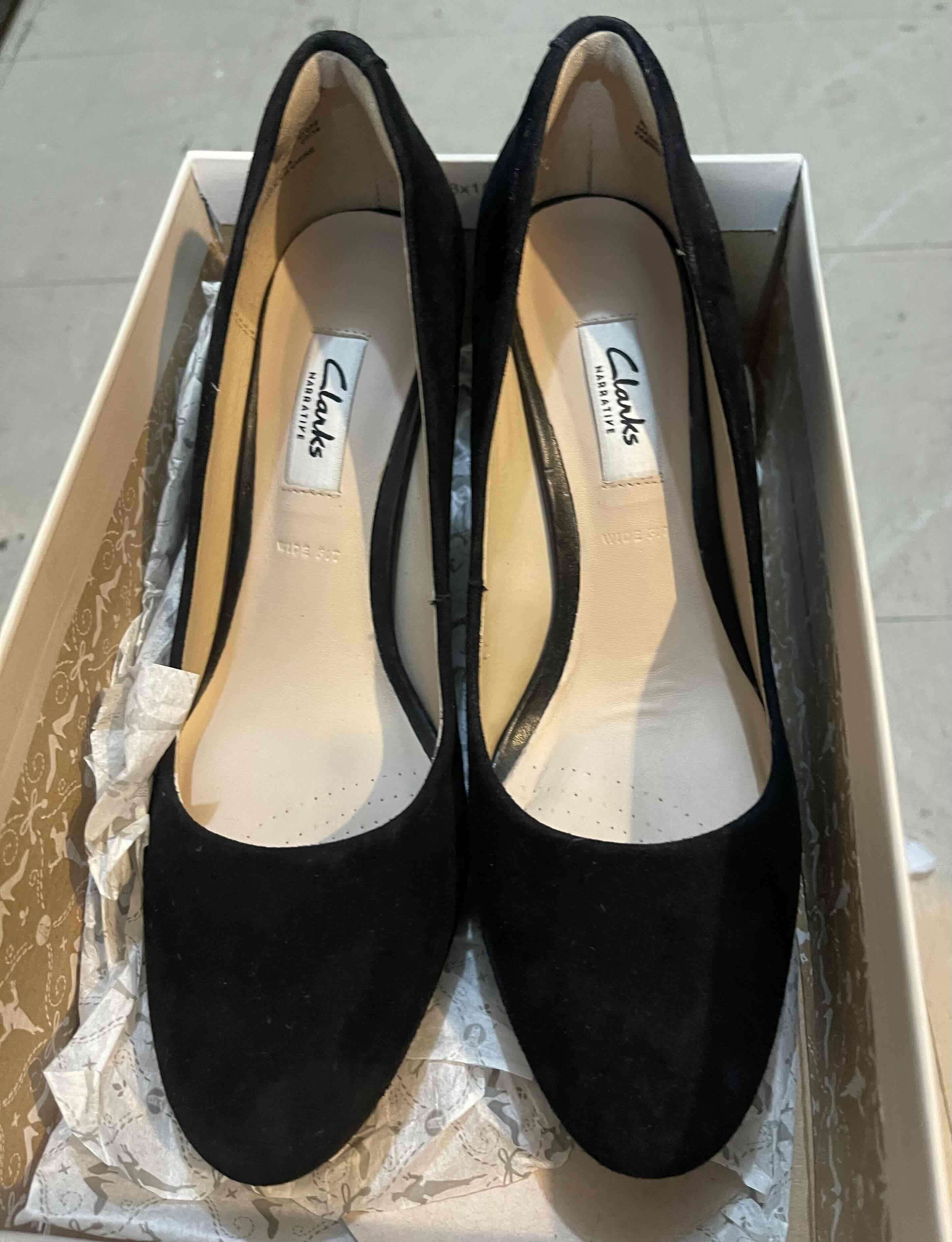 Zapatos de tacón negros Clarks - miniatura 4