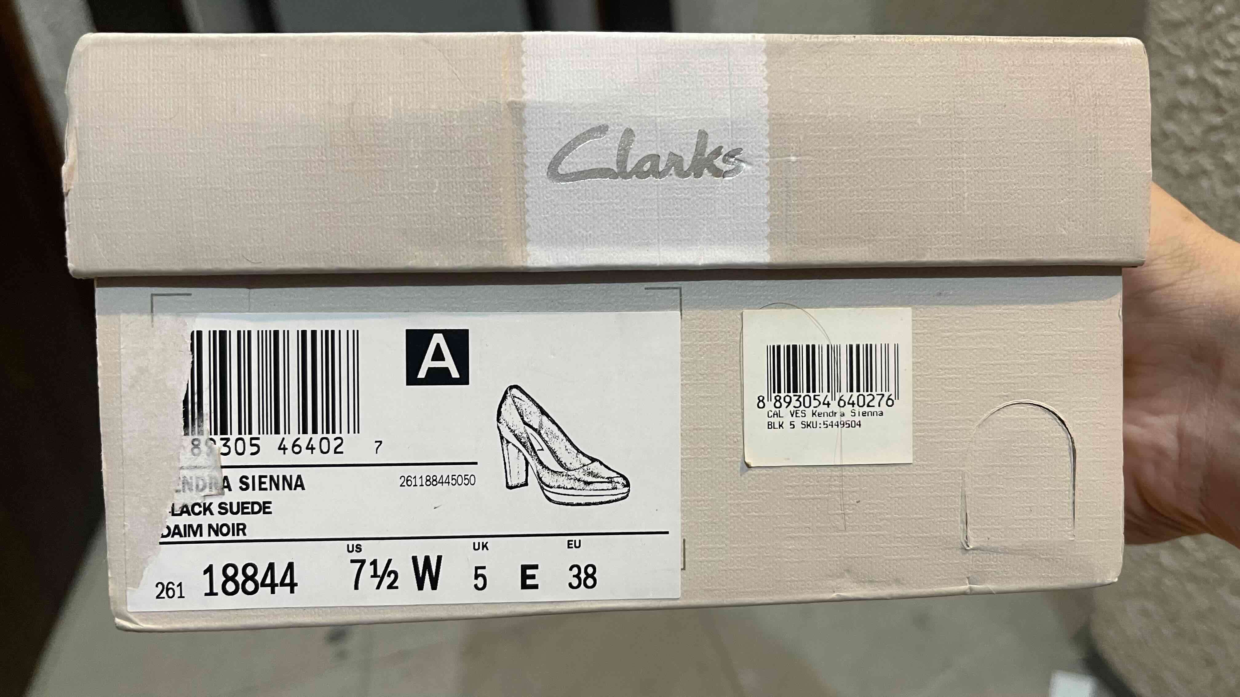 Zapatos de tacón negros Clarks - miniatura 5