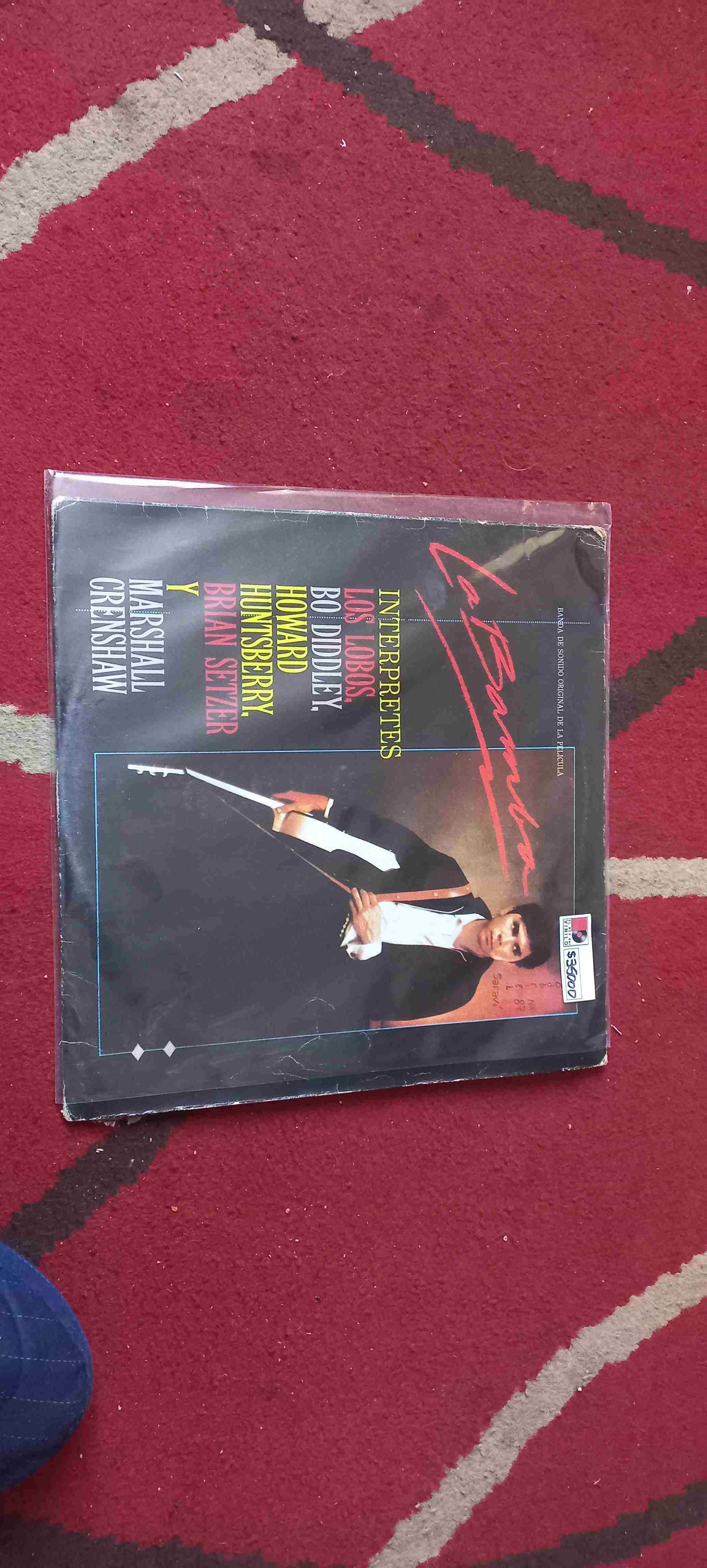 Disco de vinilo de la película La Bamba