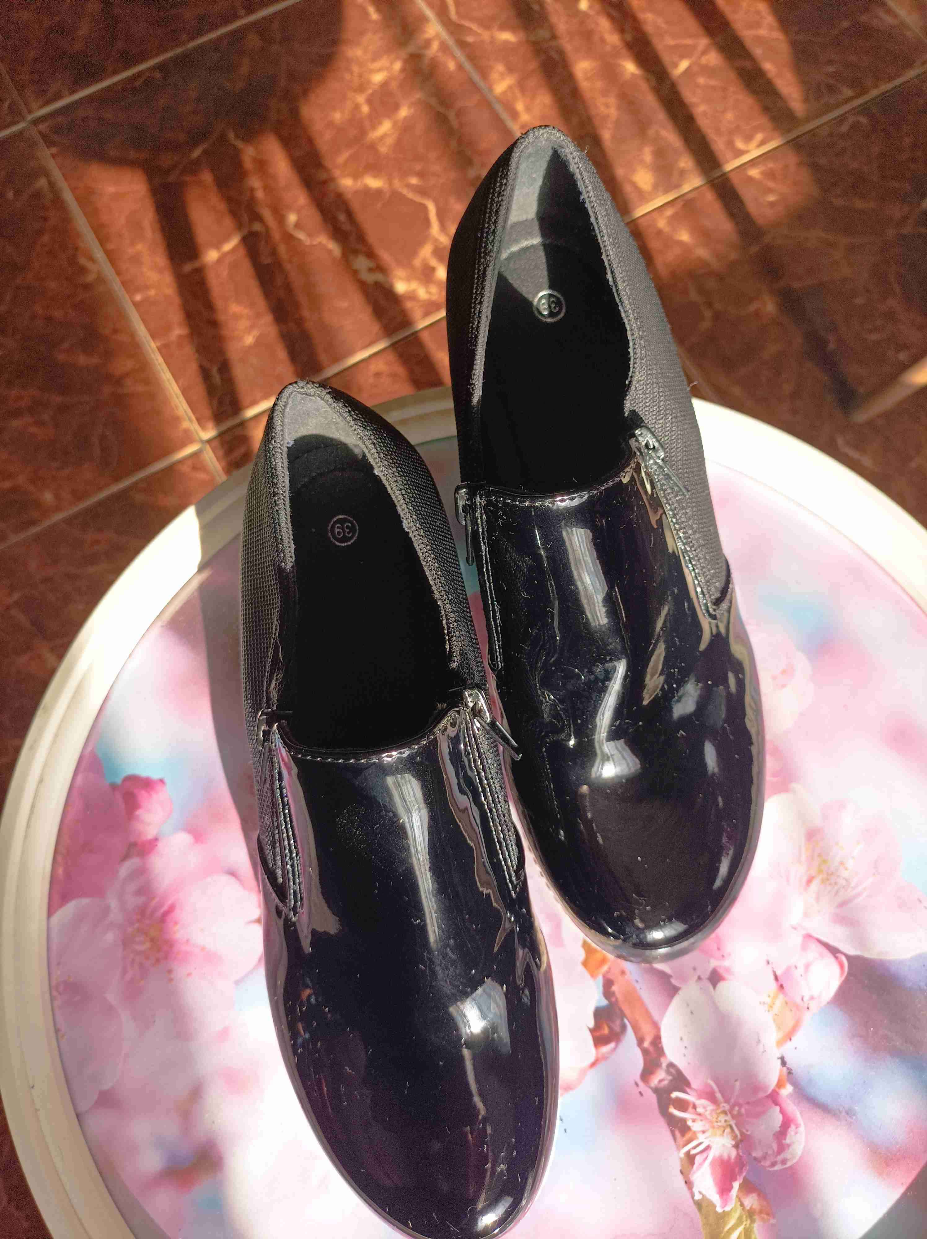 Zapatos formales negros talla 39 - miniatura 2