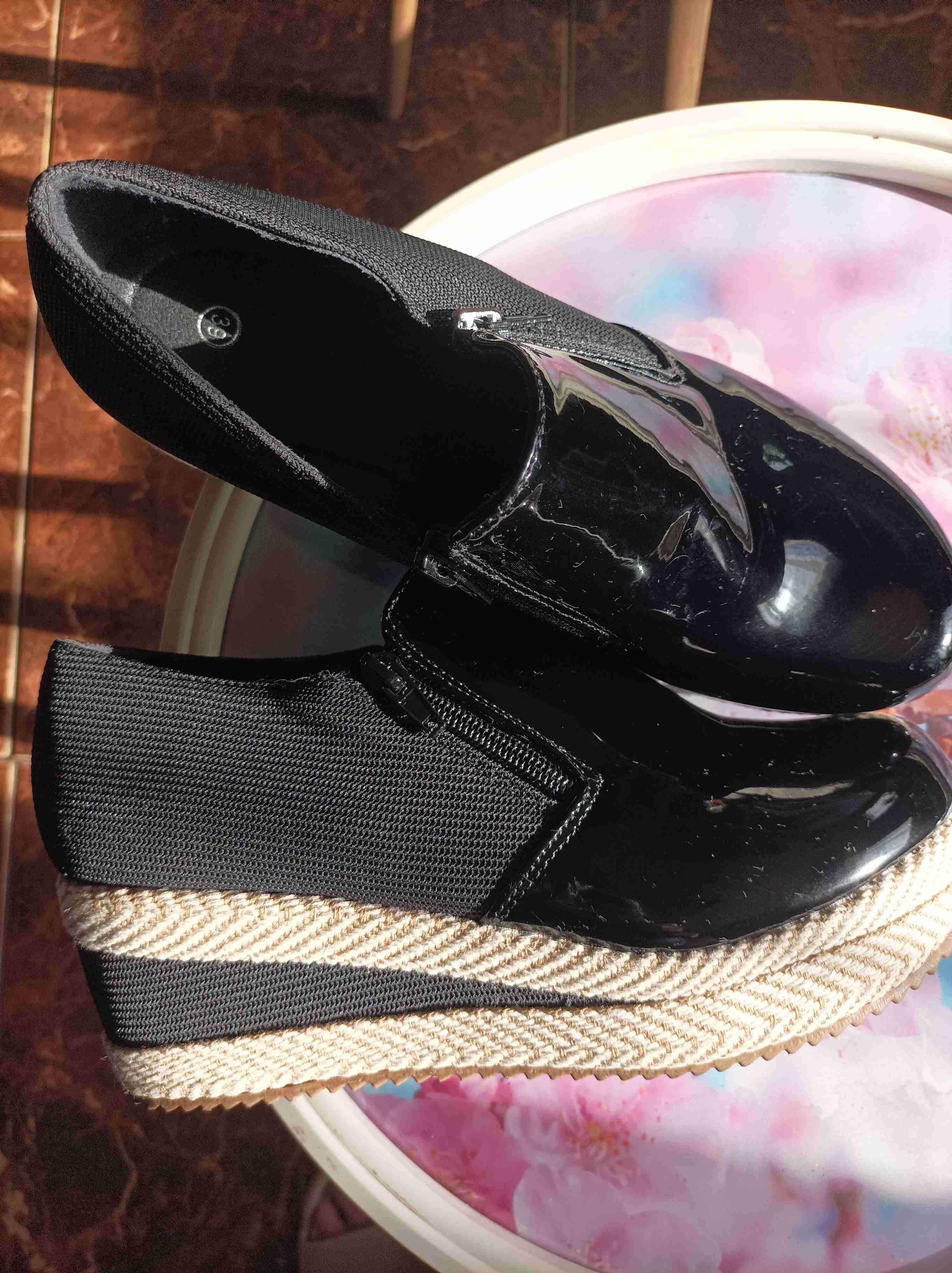 Zapatos formales negros talla 39 - miniatura 3