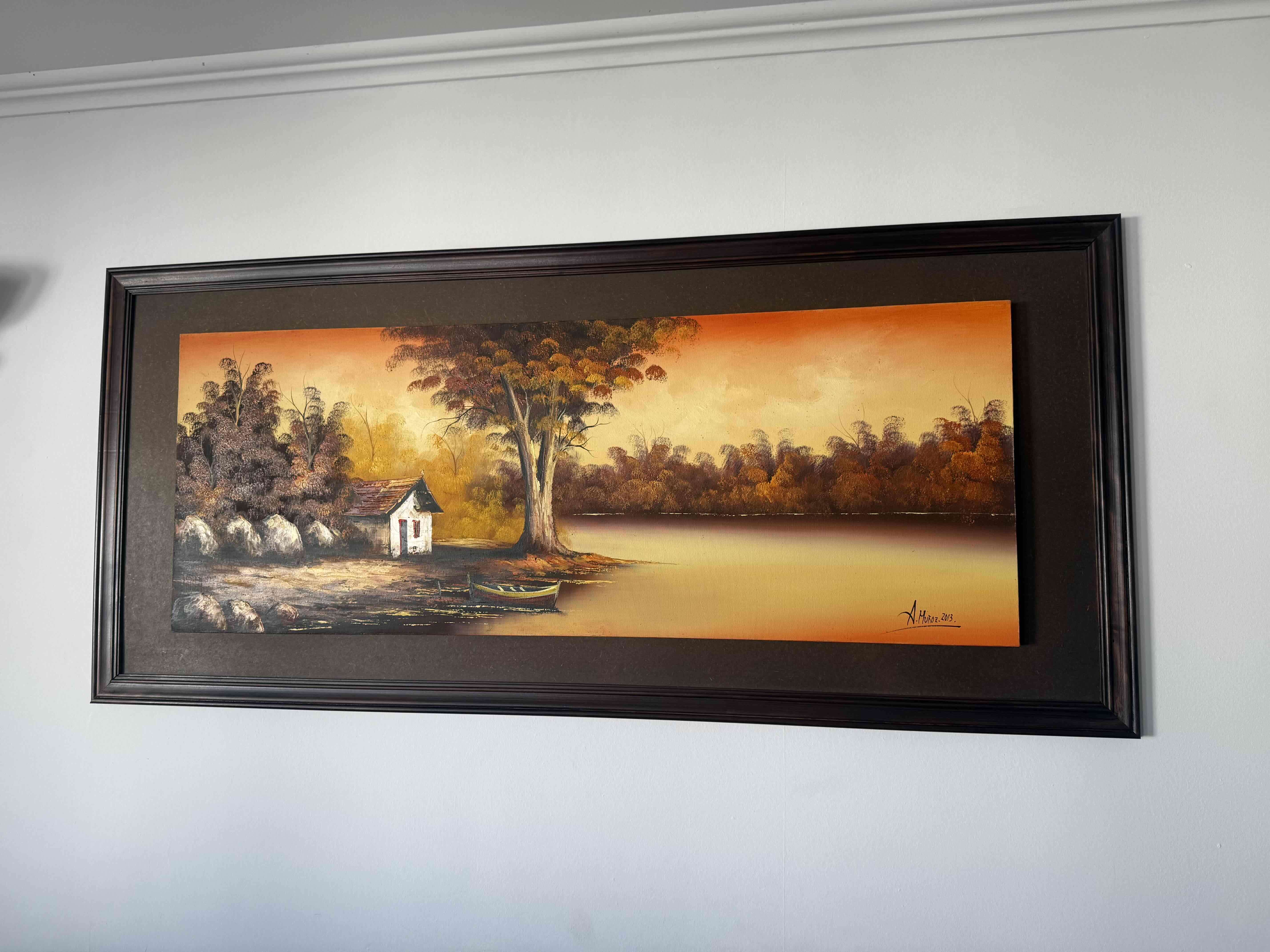 Cuadro paisaje enmarcado - miniatura 2