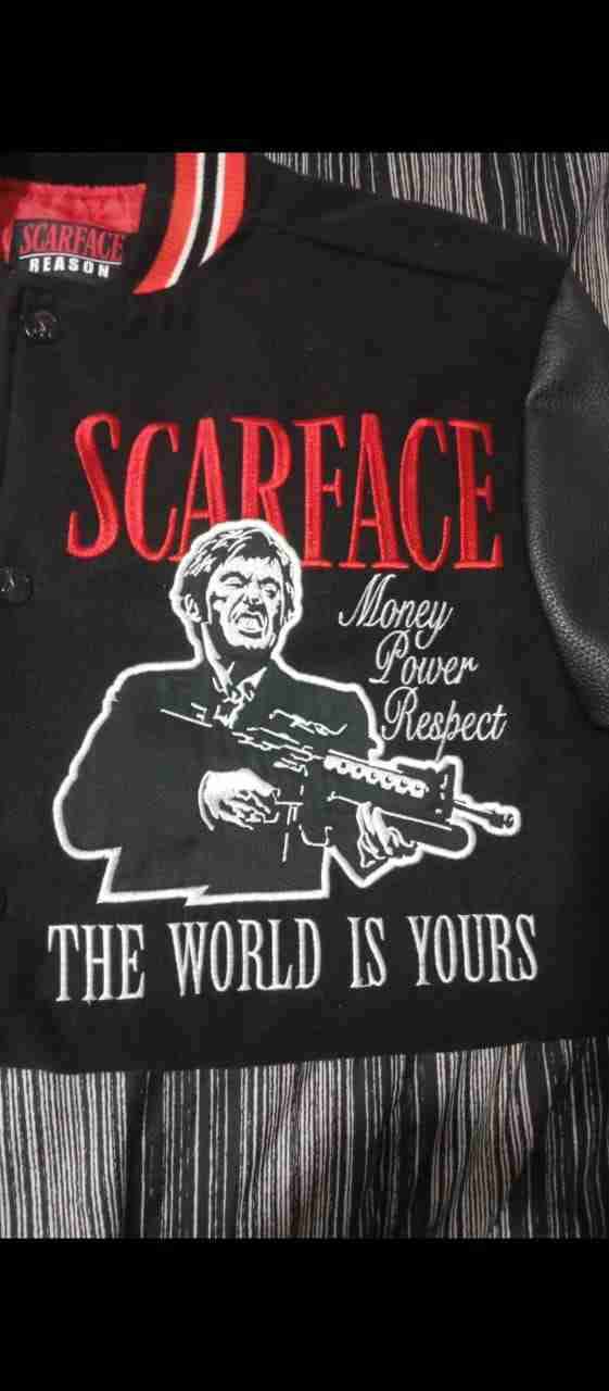 Chaqueta varsity Scarface negra - miniatura 6