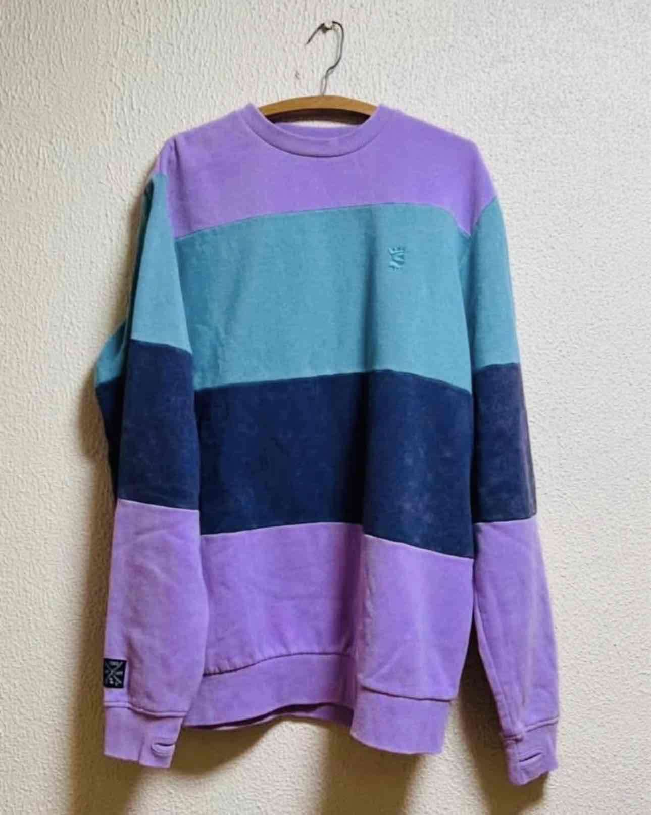 Polerón a rayas colores pastel