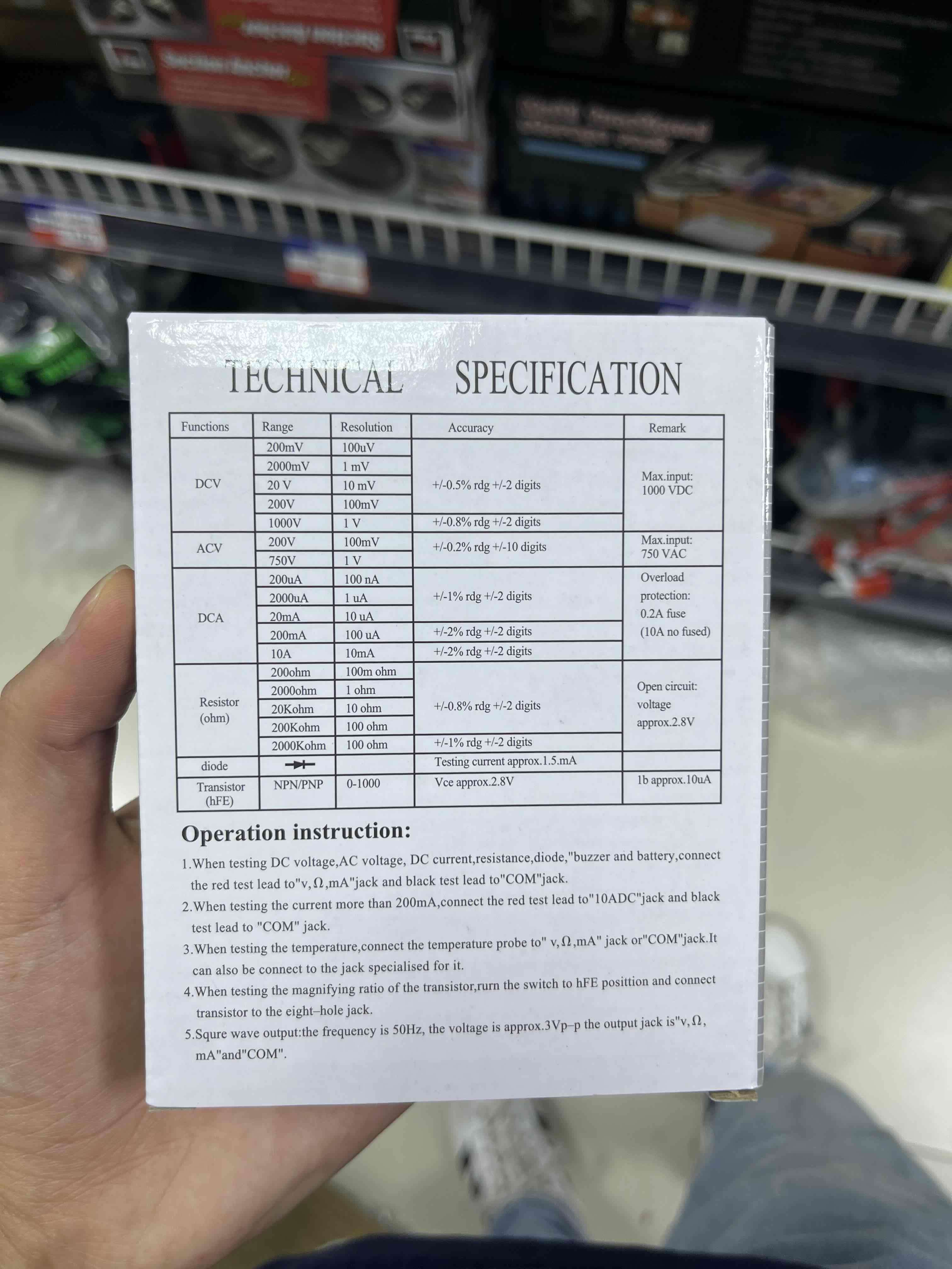 Multímetro digital DT-830B - miniatura 2