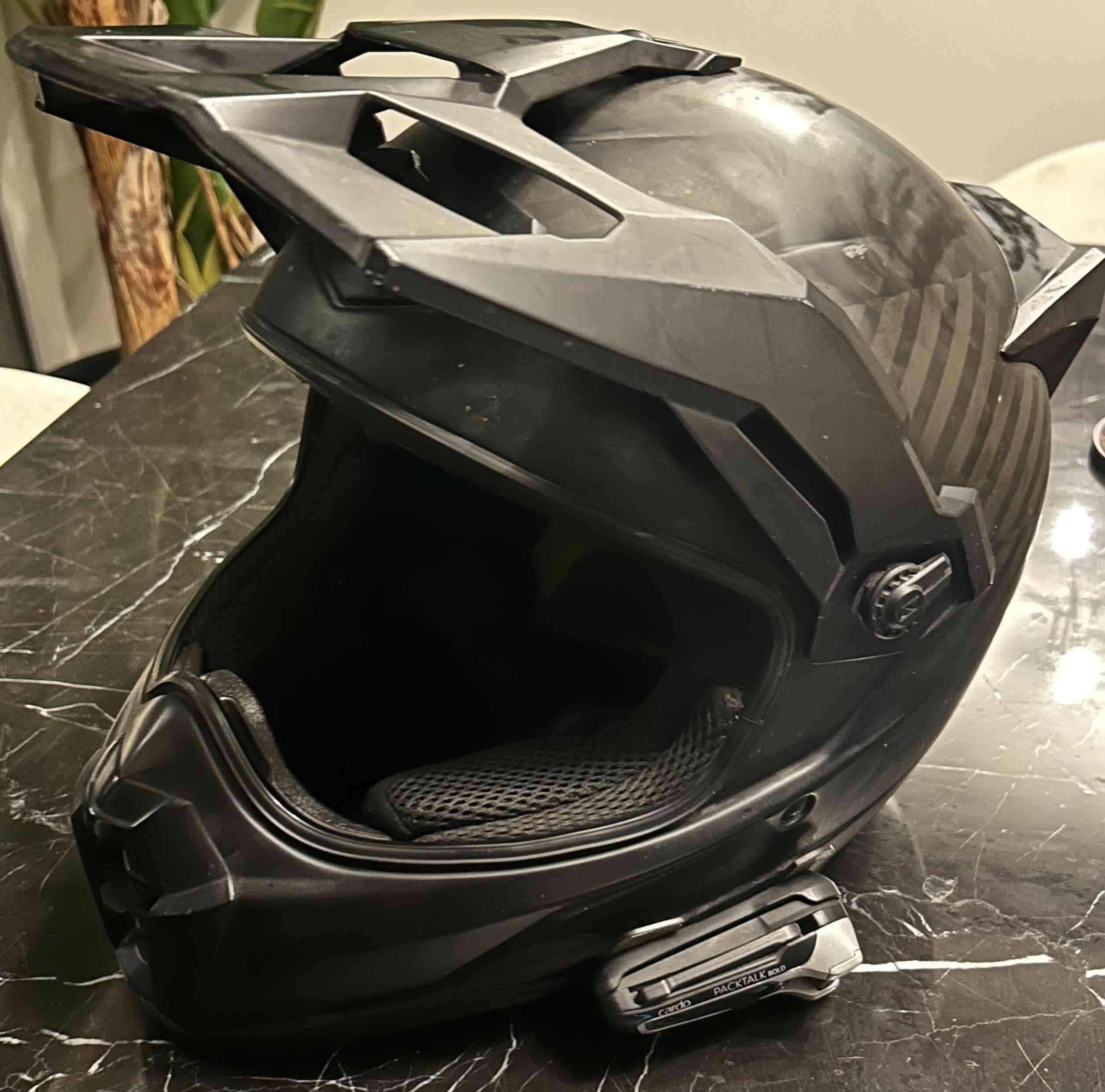 Casco moto KLIM KRIOS PRO CARBON e Intercomunicado - 3