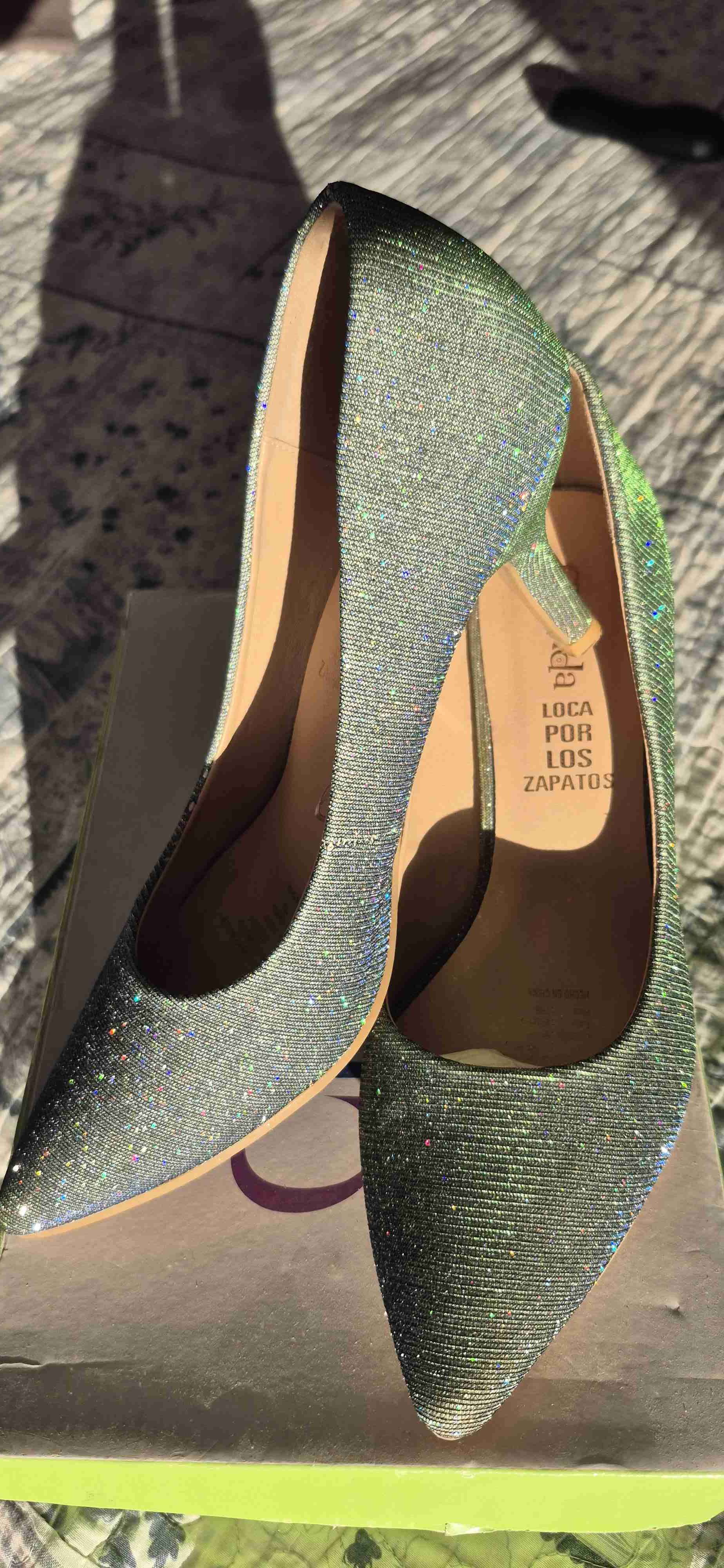 Tacones glitter