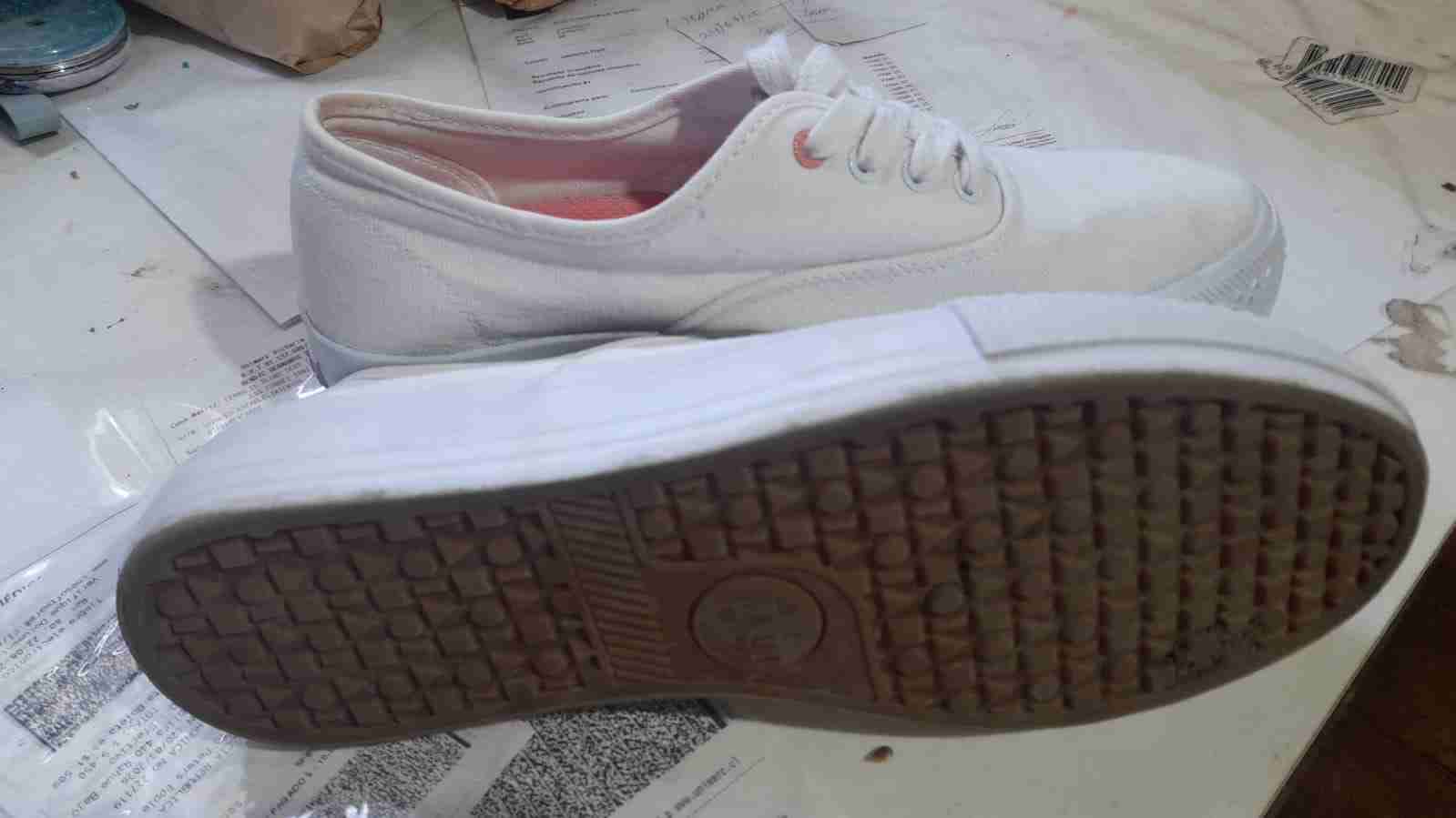 Zapatillas blancas casuales maui 39 - miniatura 2