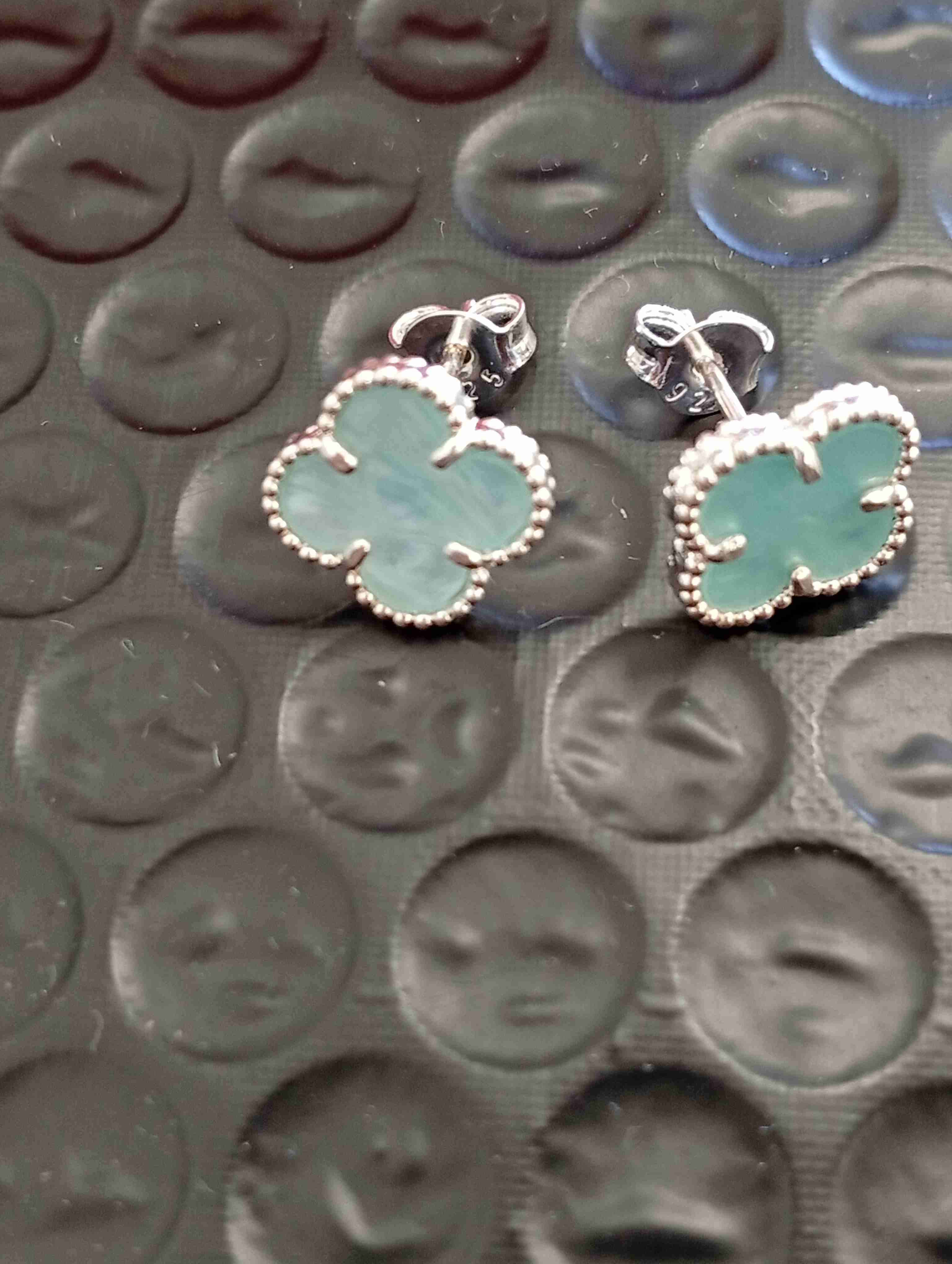 Aros de plata con colgante - 6