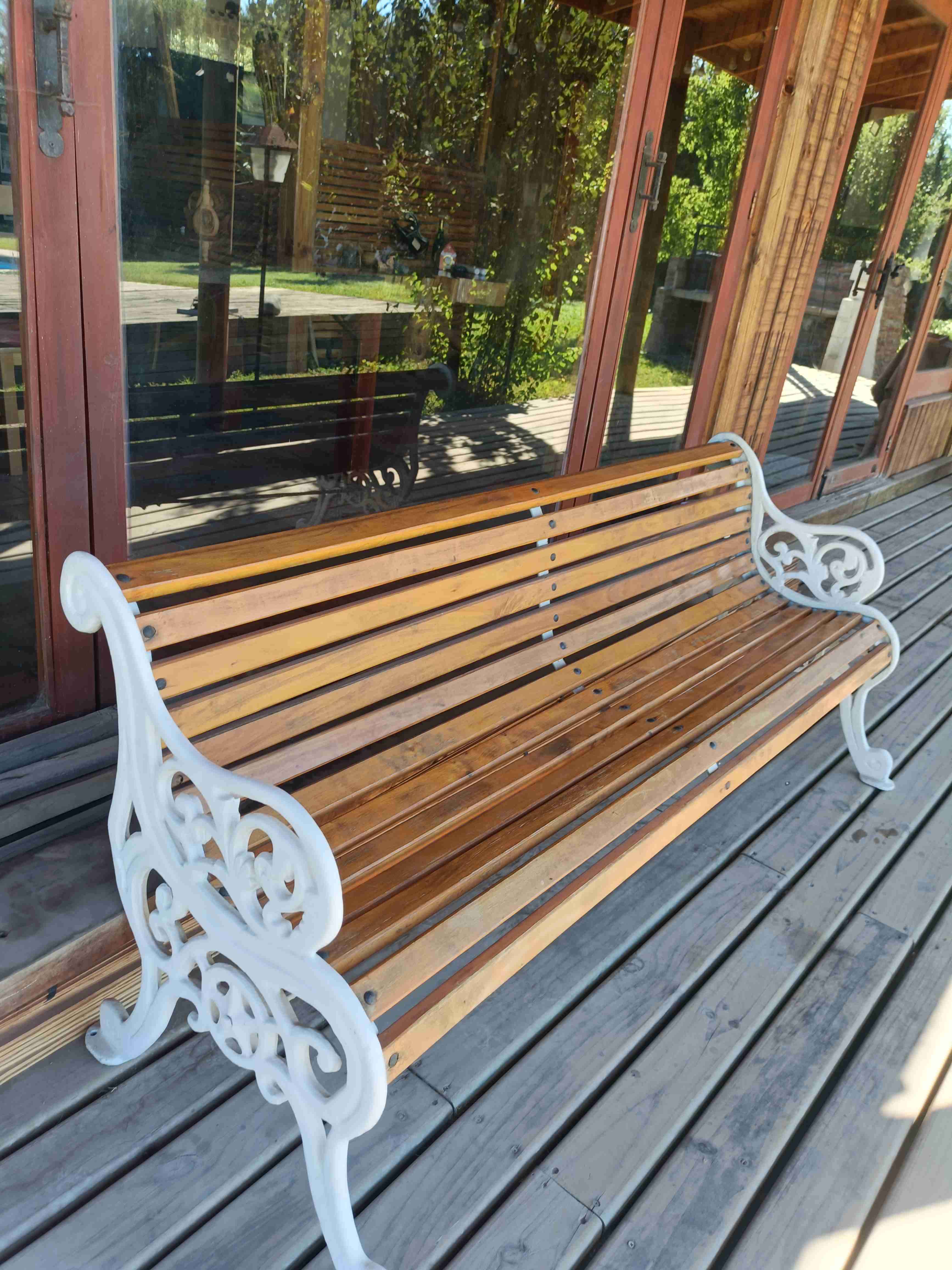 Banco de jardín clásico - miniatura 2