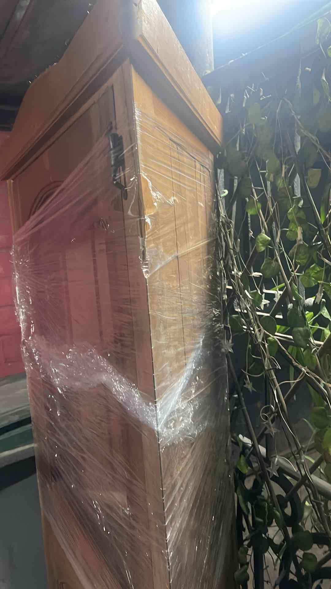 Mueble esquinero de madera vintage