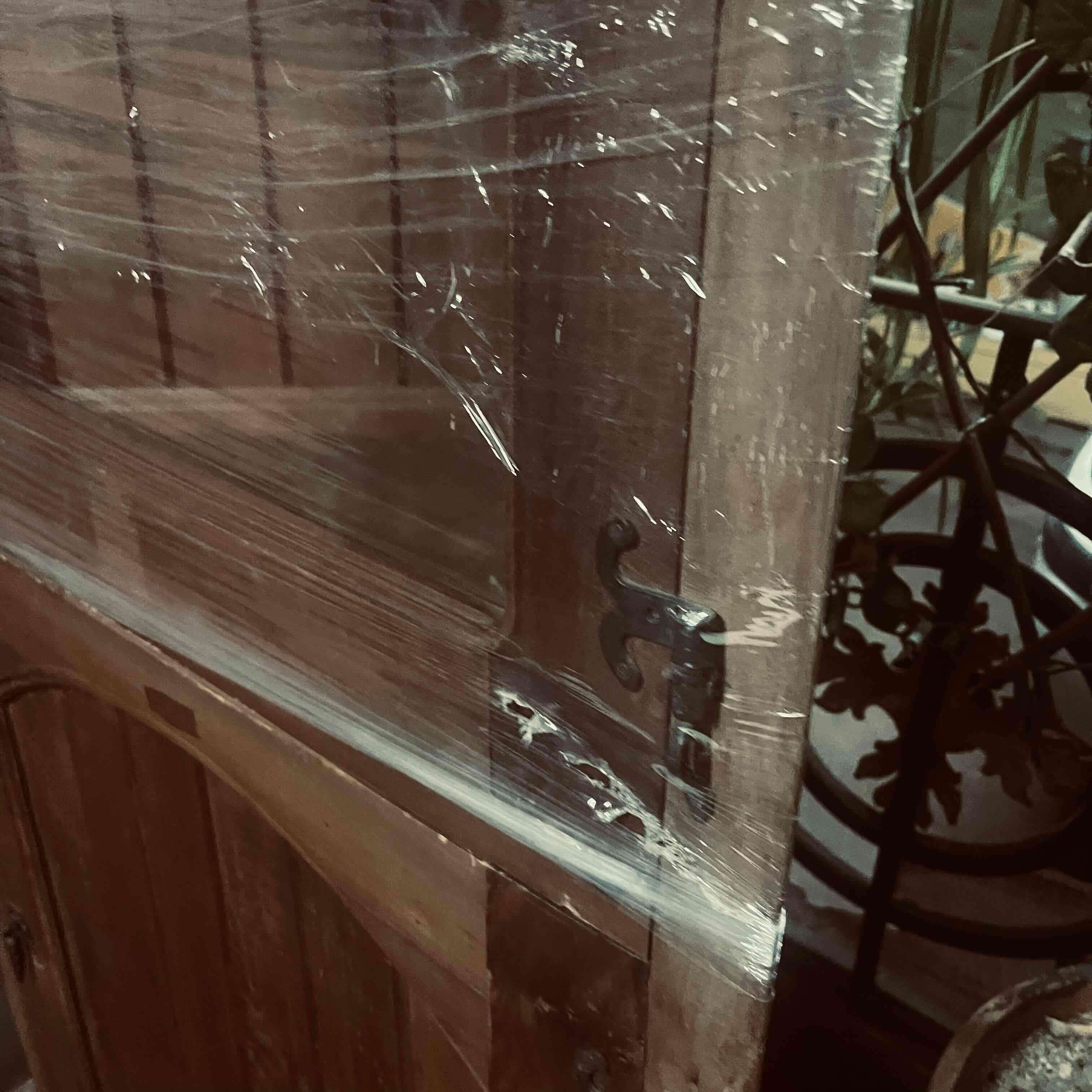 Mueble esquinero de madera vintage - miniatura 3