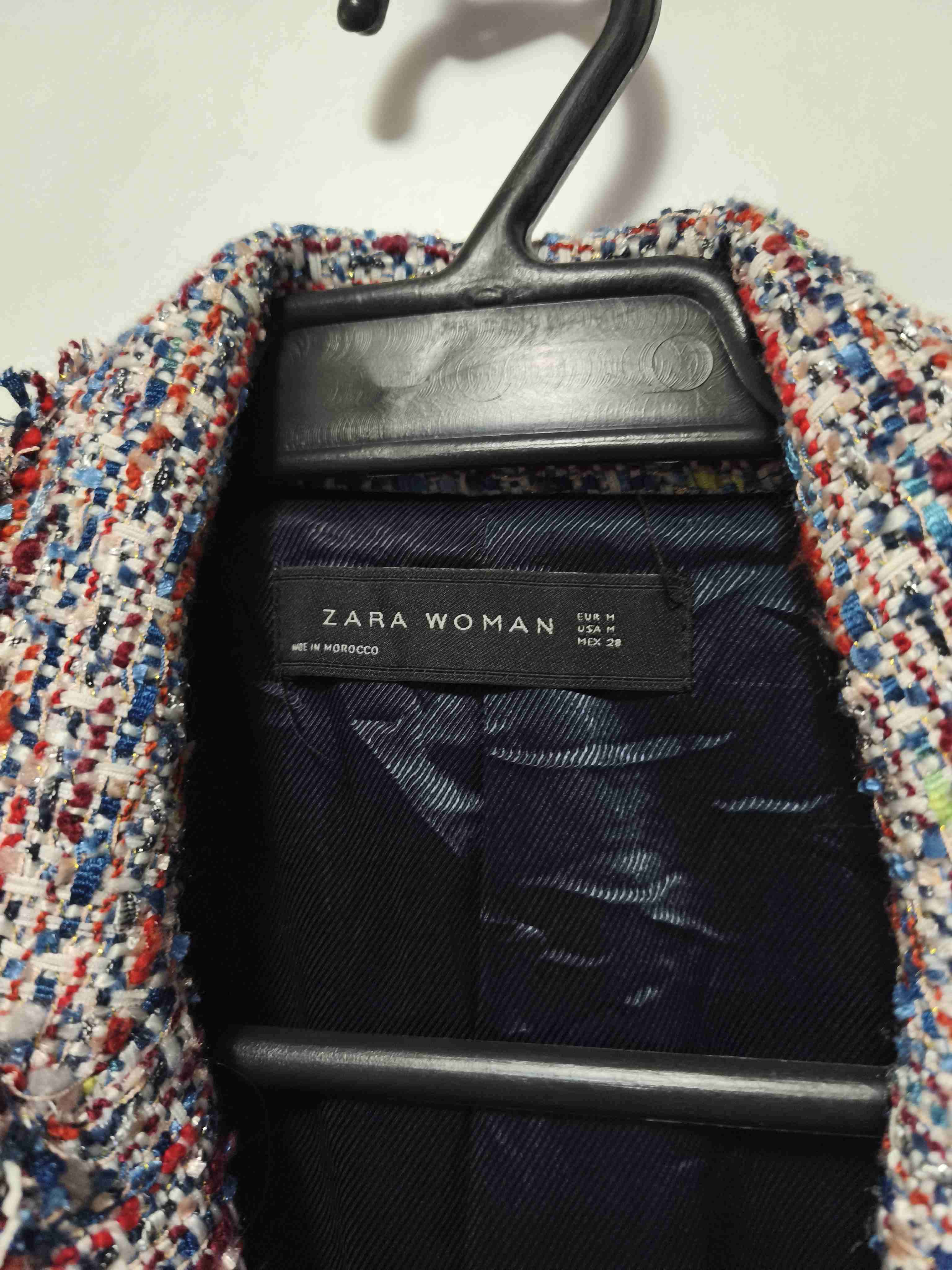 Chaqueta Sara woman tejido bouclé multicolor - miniatura 2