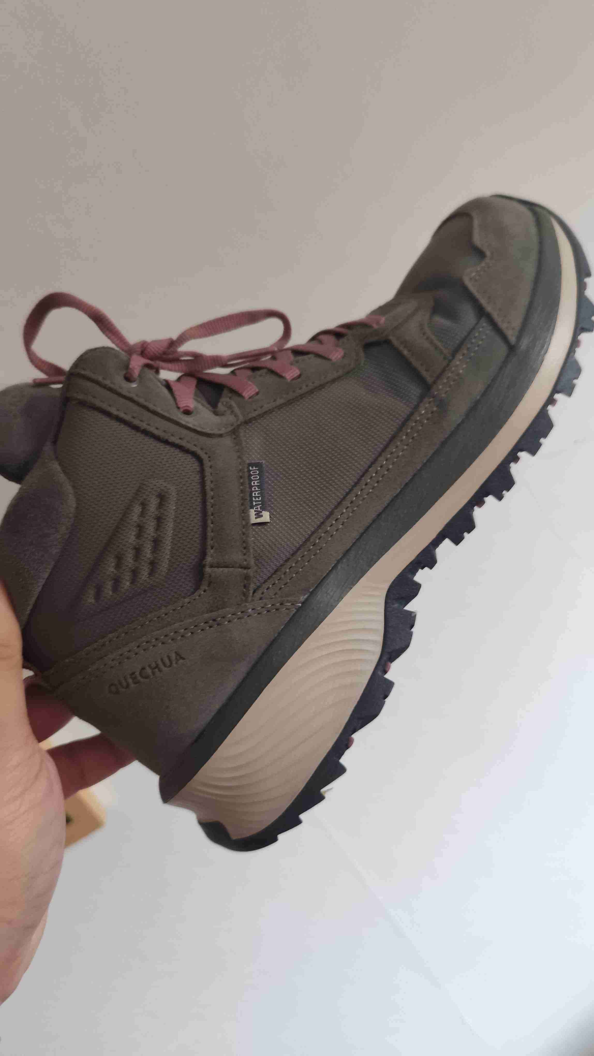 Botas de senderismo mis NH500 cuero Quechua