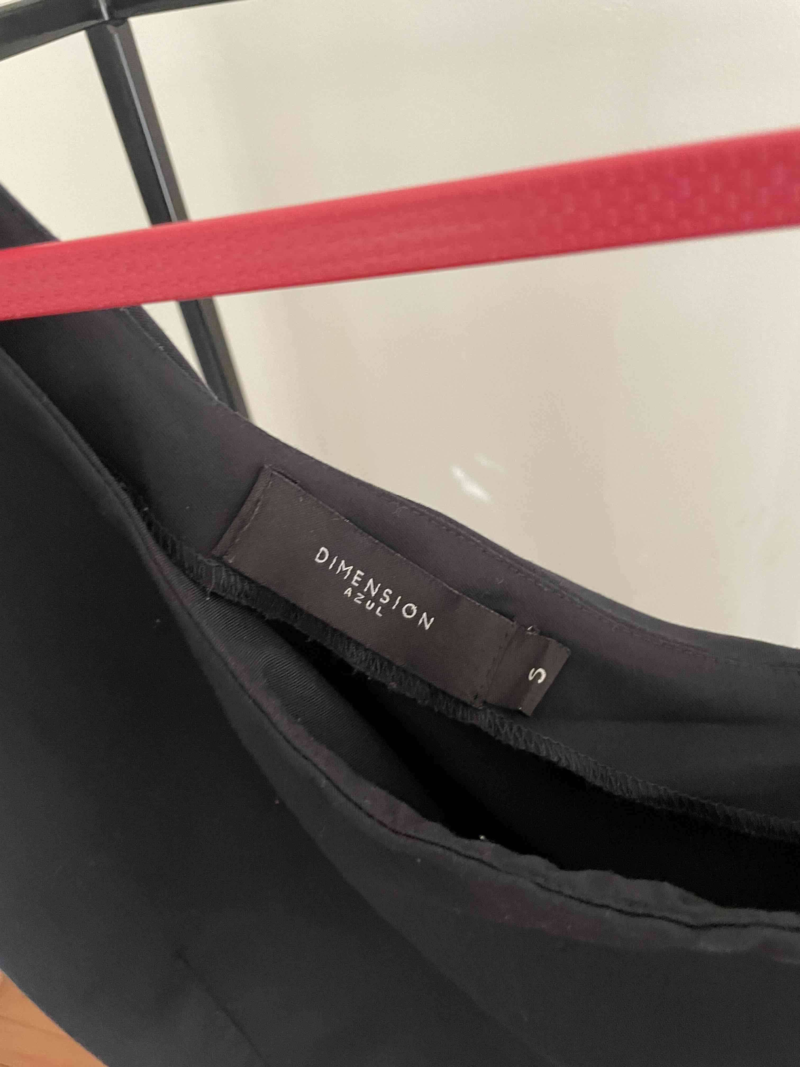 Vestido azul marino asimétrico Dimensión Azul - miniatura 2