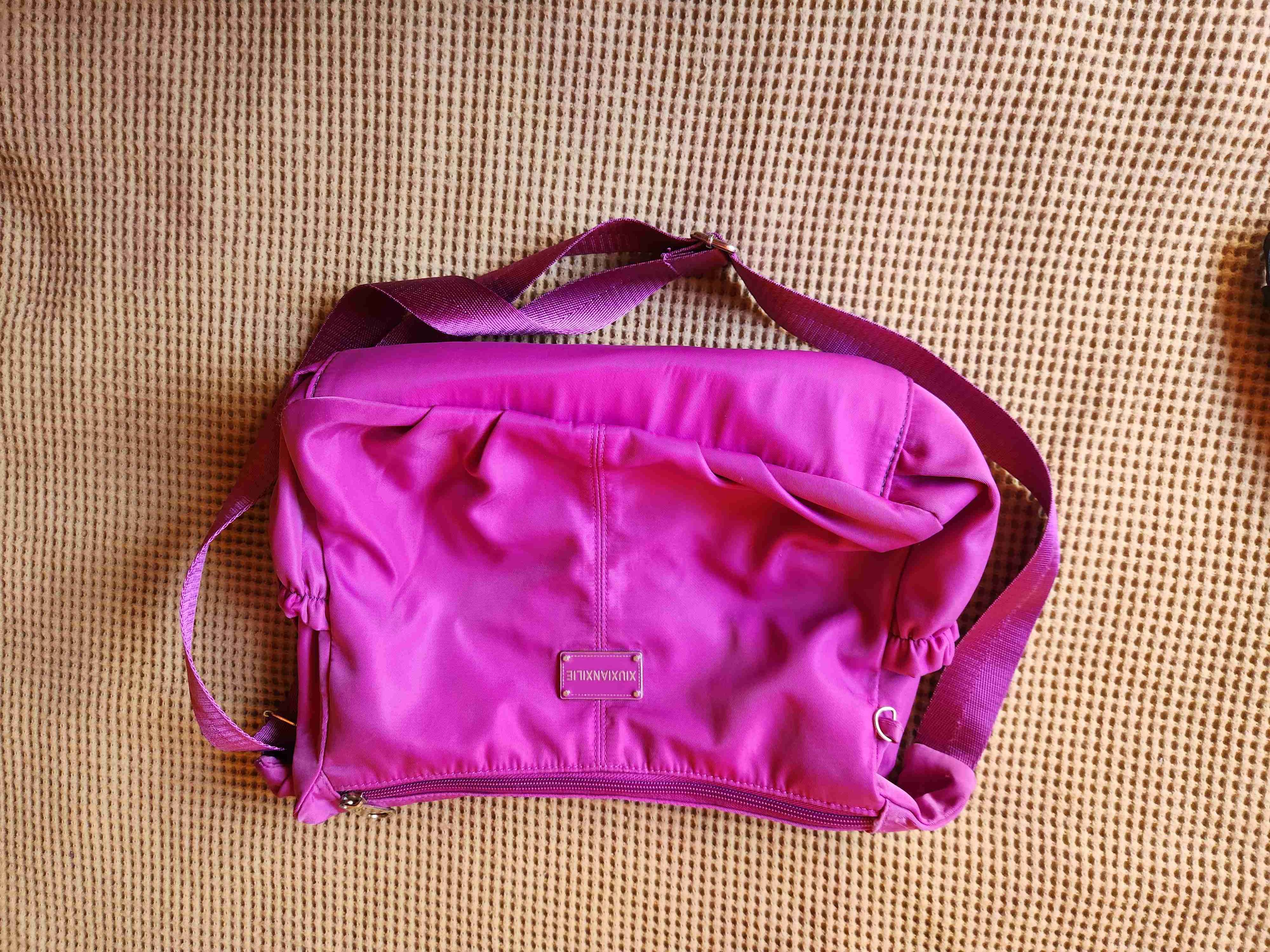 Cartera bolso color fucsia