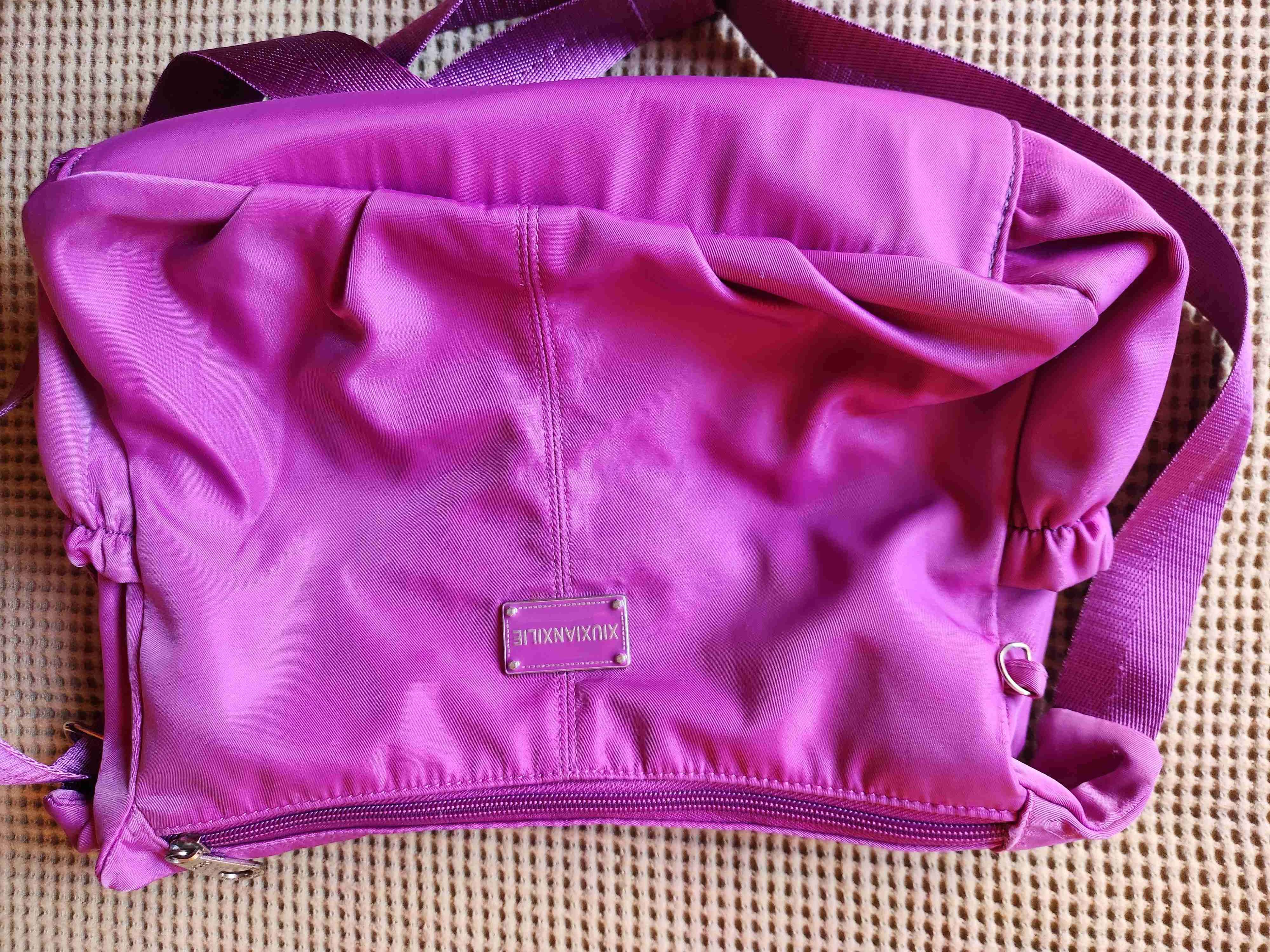 Cartera bolso color fucsia - miniatura 2