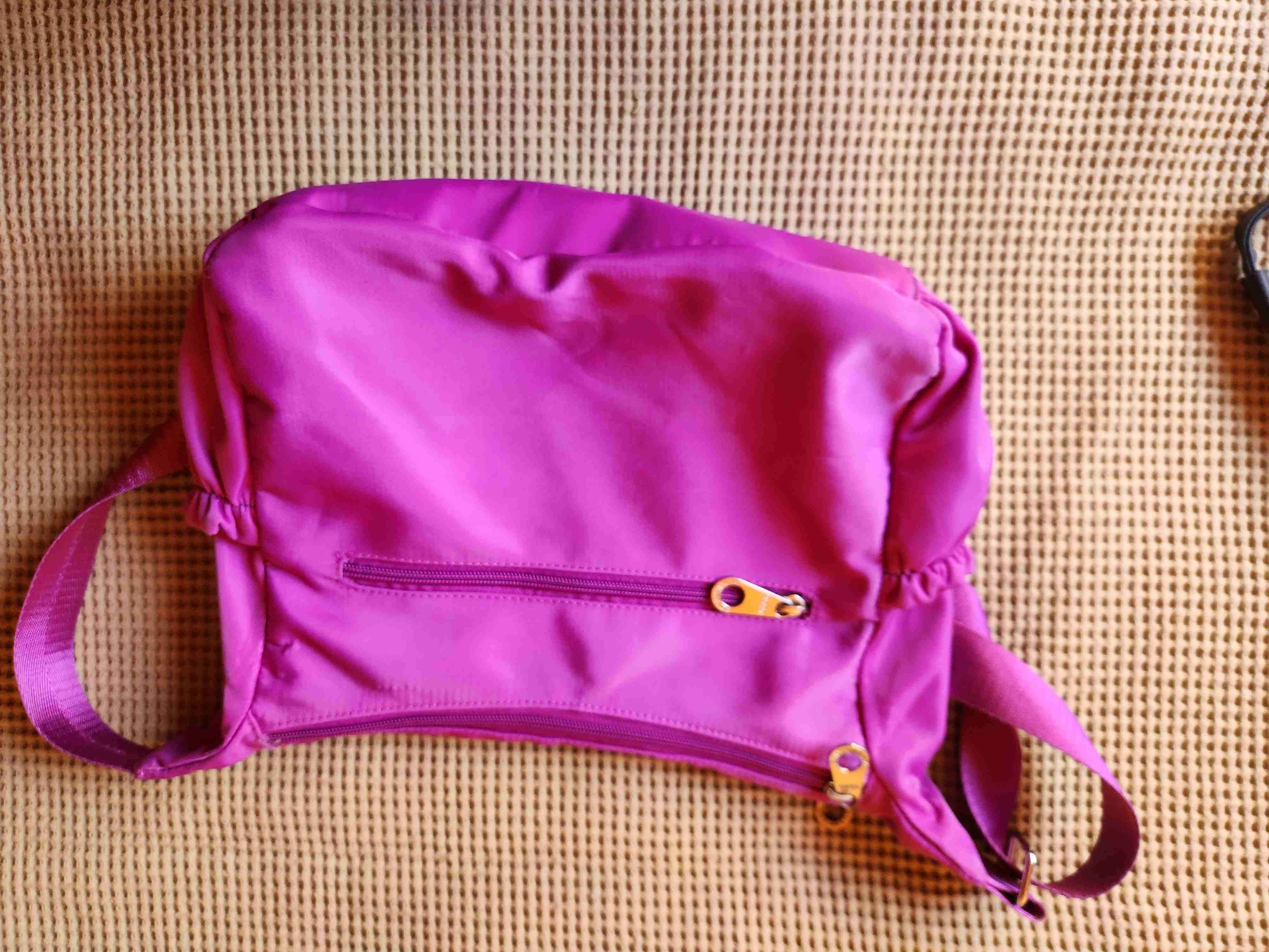 Cartera bolso color fucsia - miniatura 3