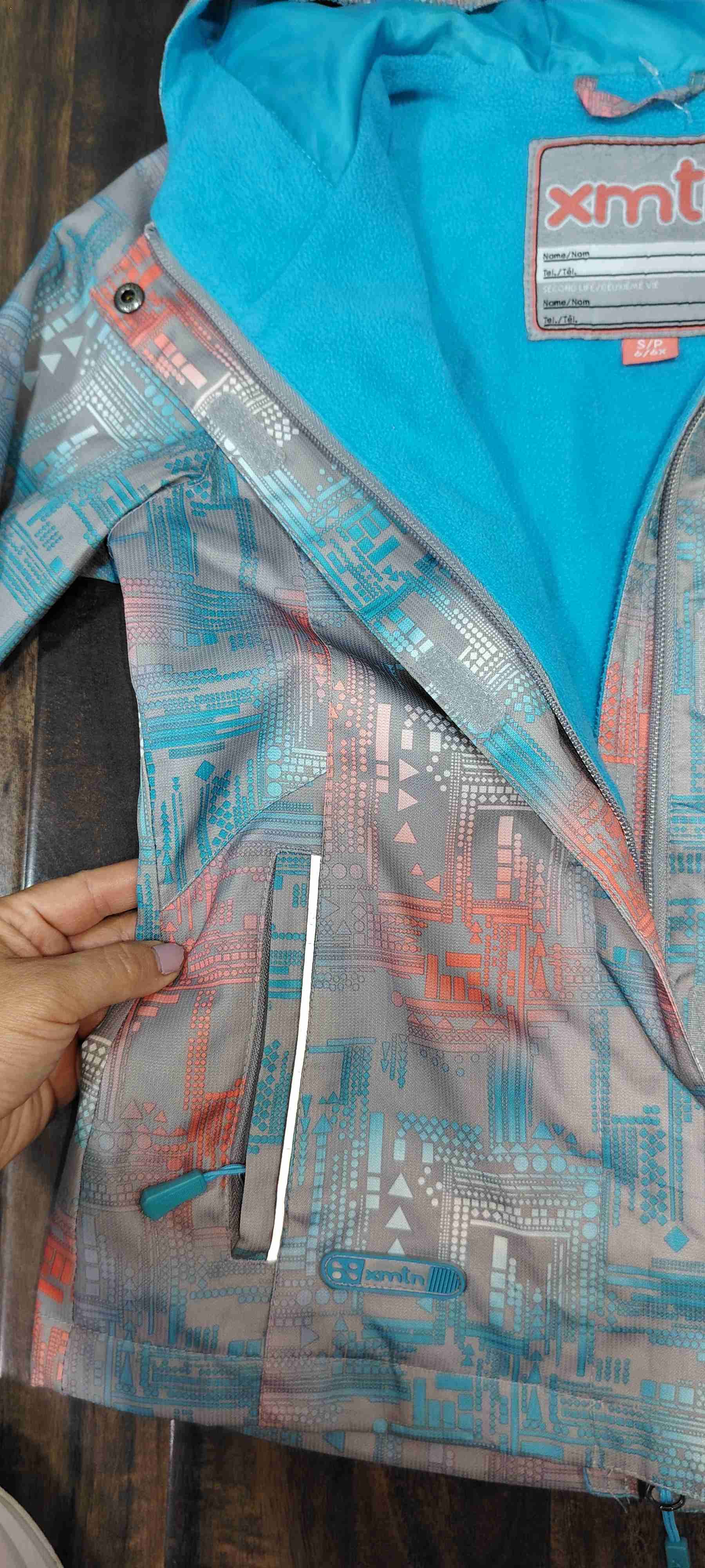 Chaqueta cortaviento forrada alta montaña T7-8 - miniatura 5