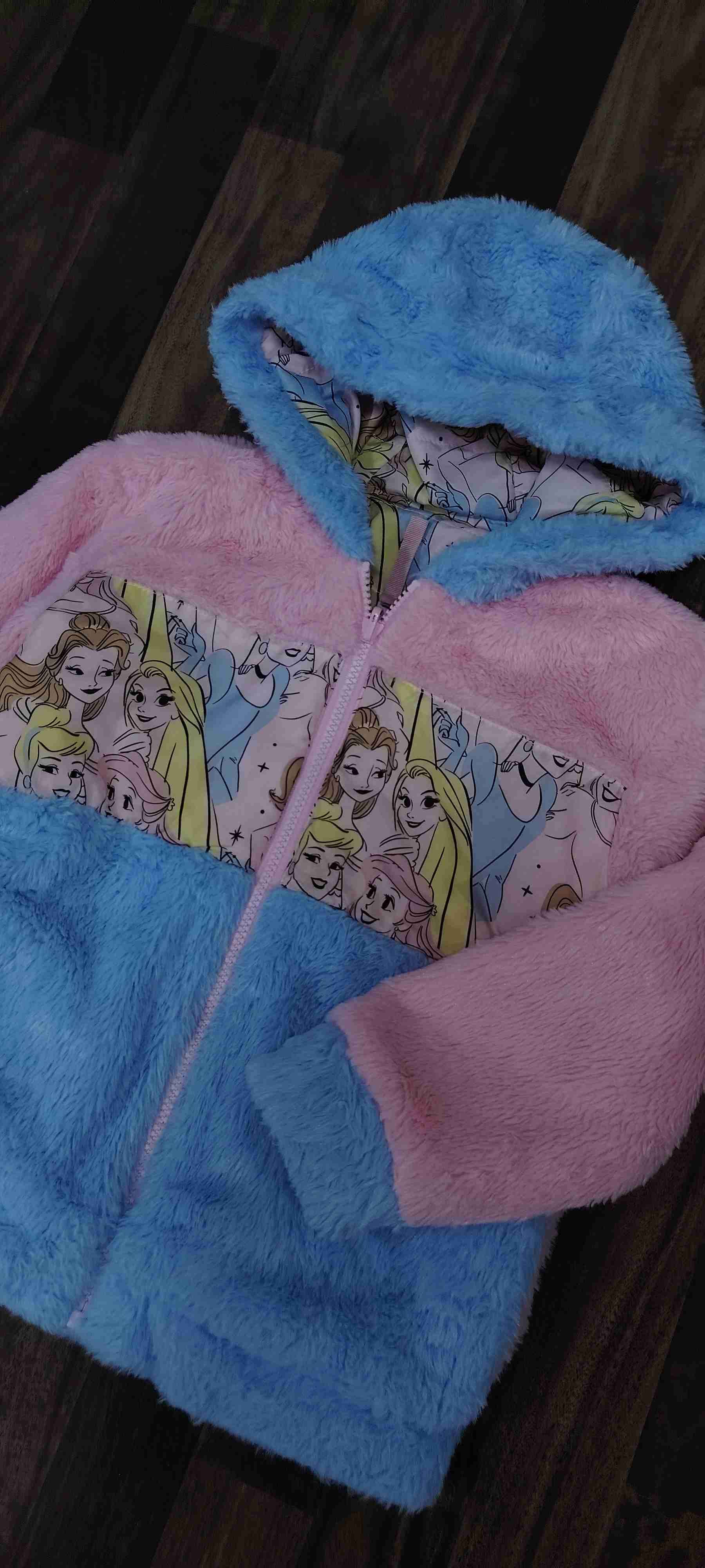 Poleron chaqueta  infantil niña reversible t6 - miniatura 2