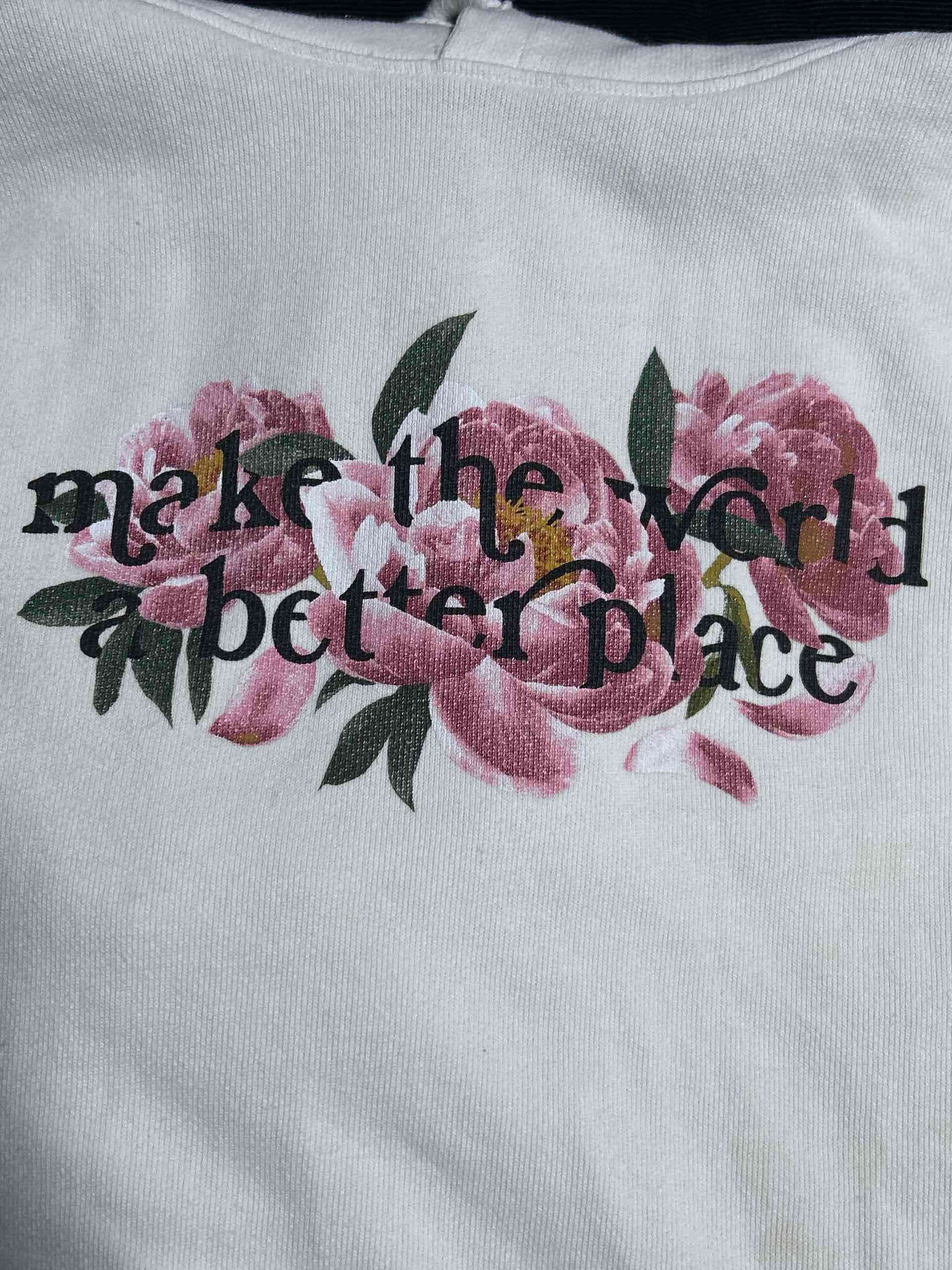 Polerón blanco con estampado floral - miniatura 3