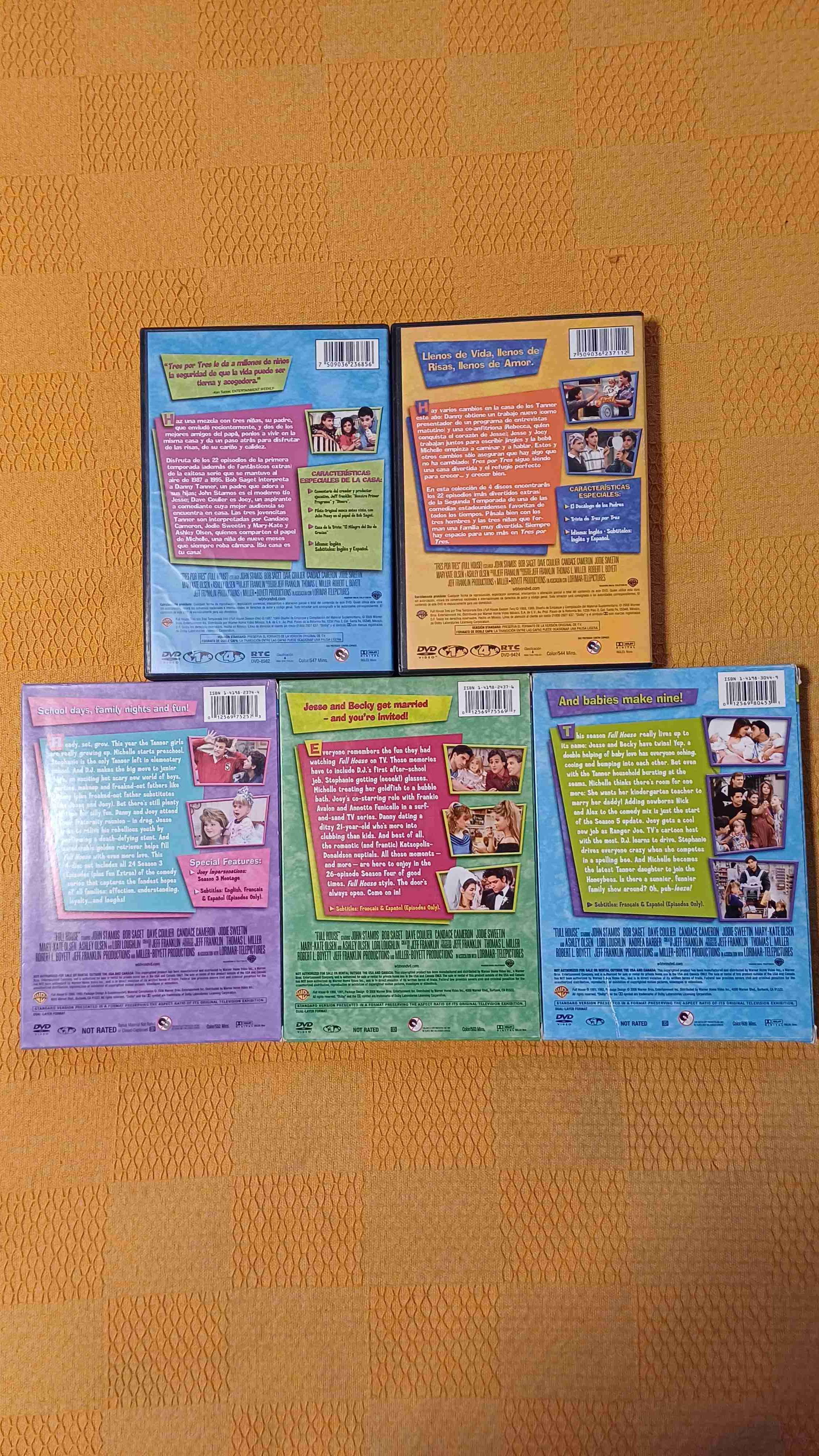 DVDs serie Tres por Tres primeras cinco temporadas - miniatura 2