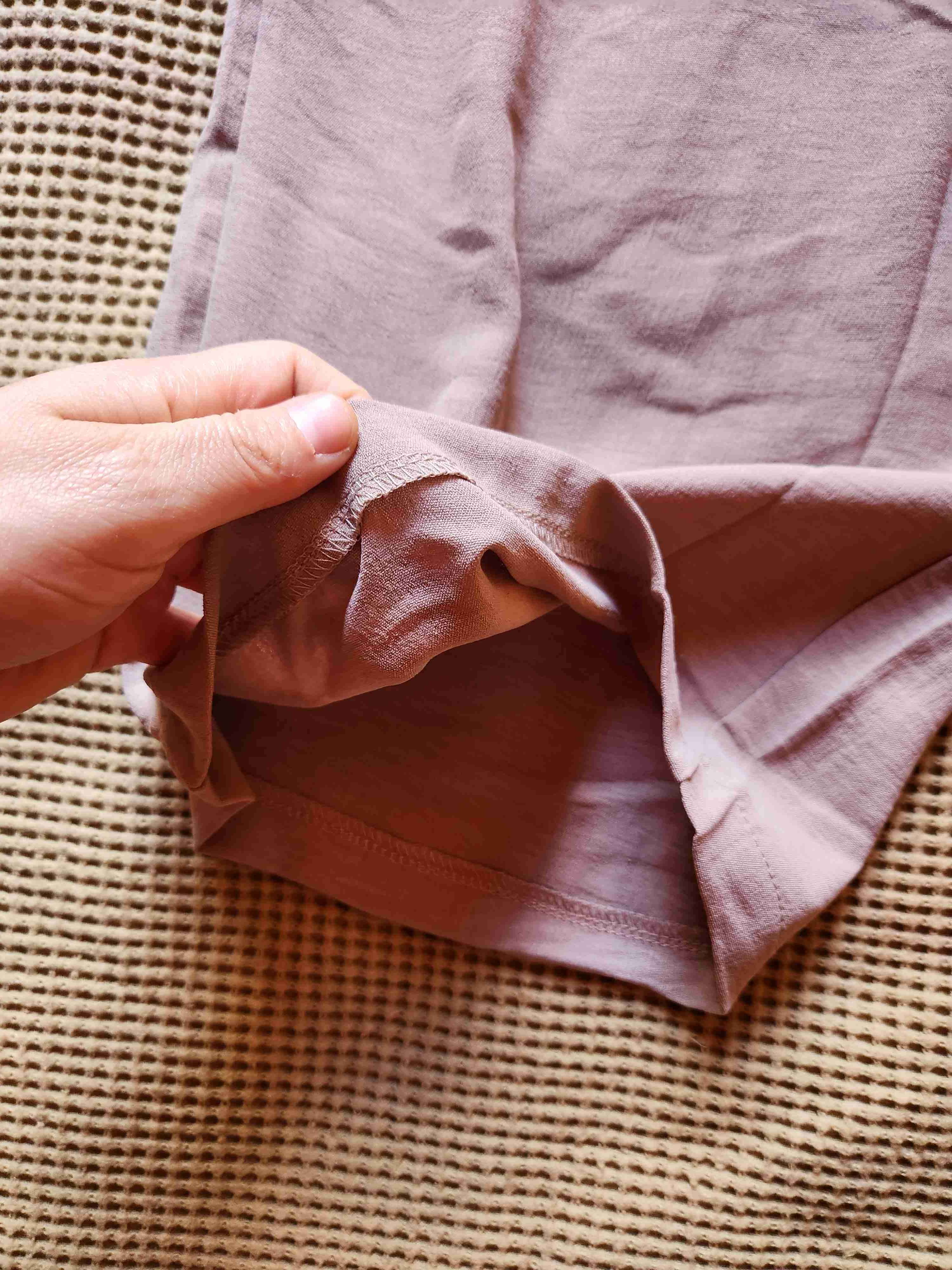 Pantalón ancho cafe claro crema - miniatura 2