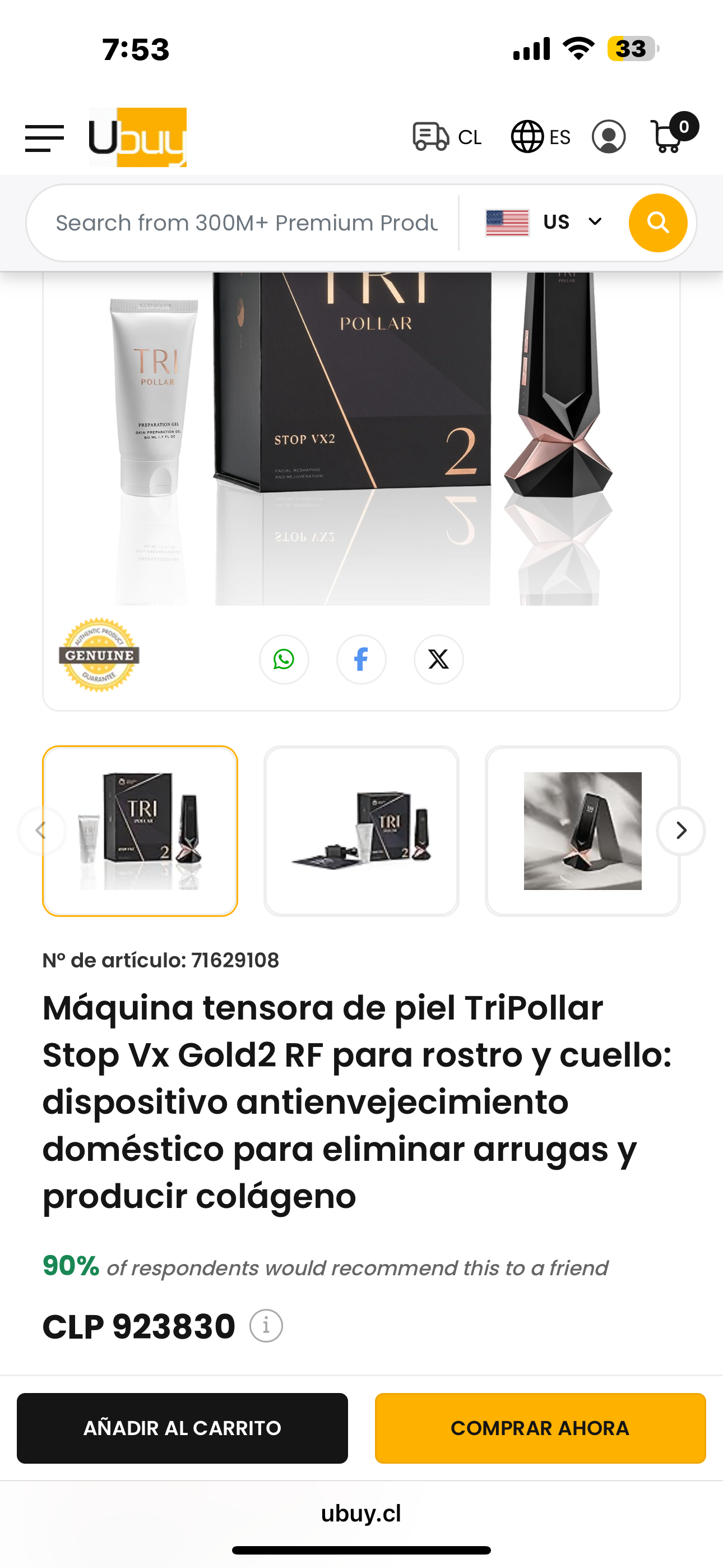 Dispositivo de belleza portátil - miniatura 4